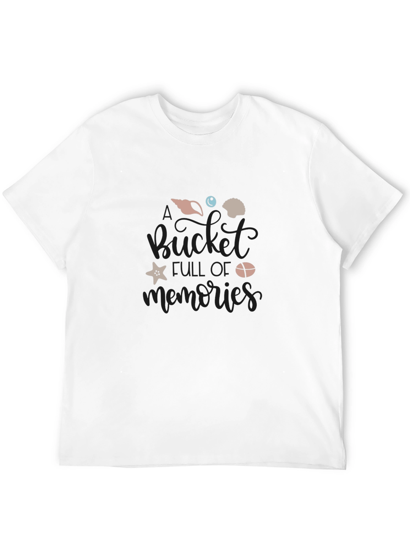 Black Bucket Full of Memories Graphic Tee - Black Cotton Shirt view 12