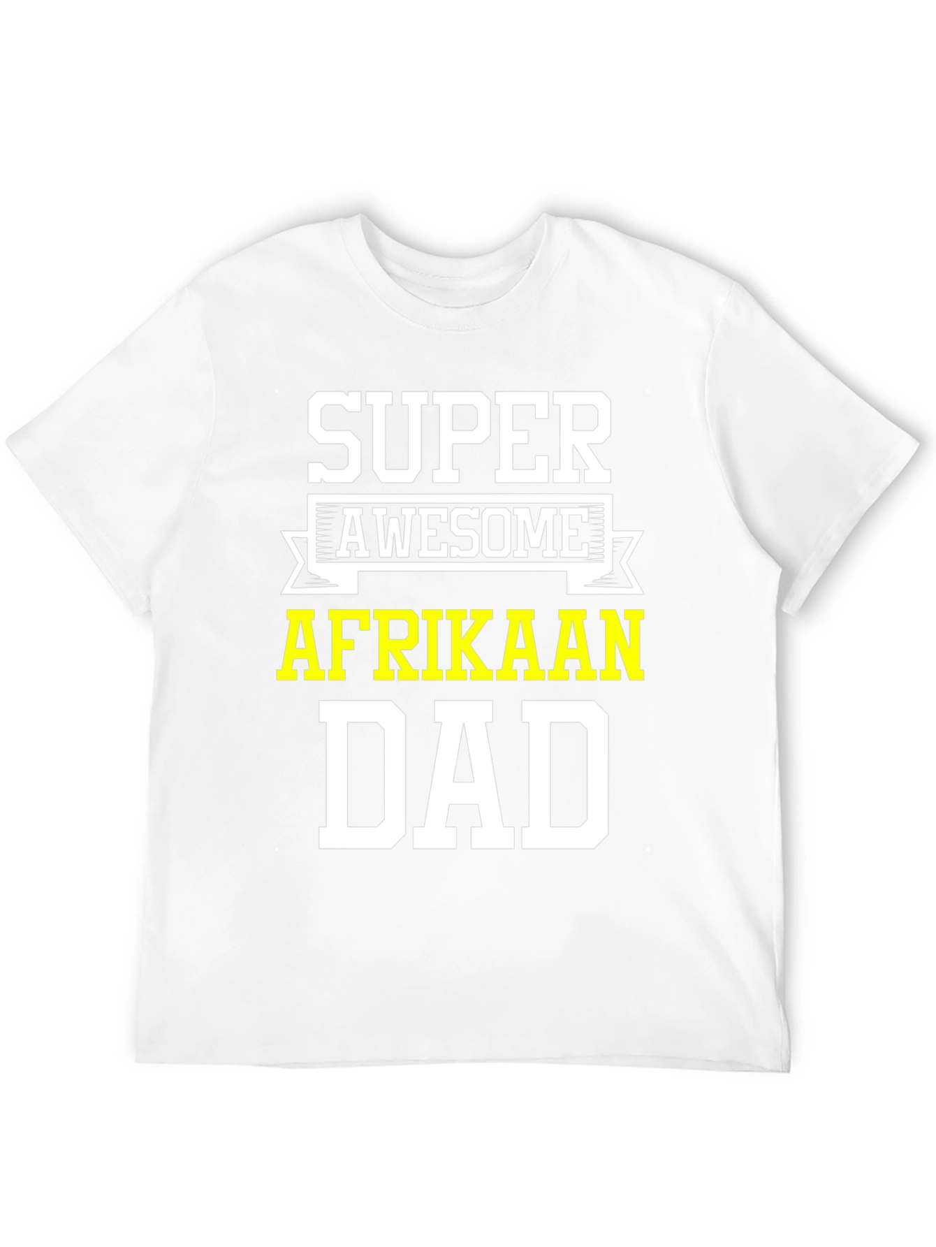 Black Super Awesome Afrikaan Dad T-Shirt view 12