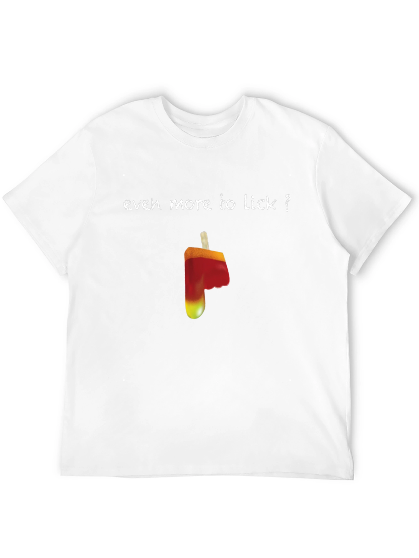 Black Even More to Lick T-Shirt - Novelty Ice Pop Design view 12