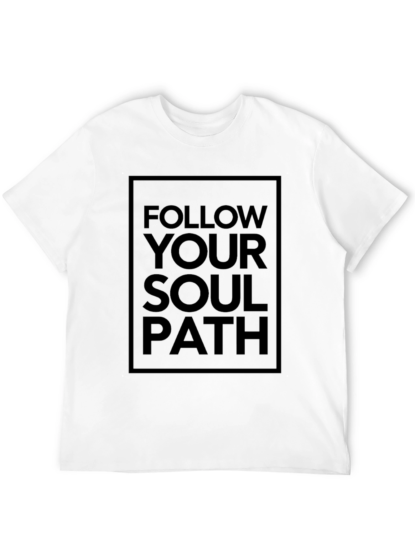 Black Follow Your Soul Path Graphic Tee - Black T-Shirt view 12