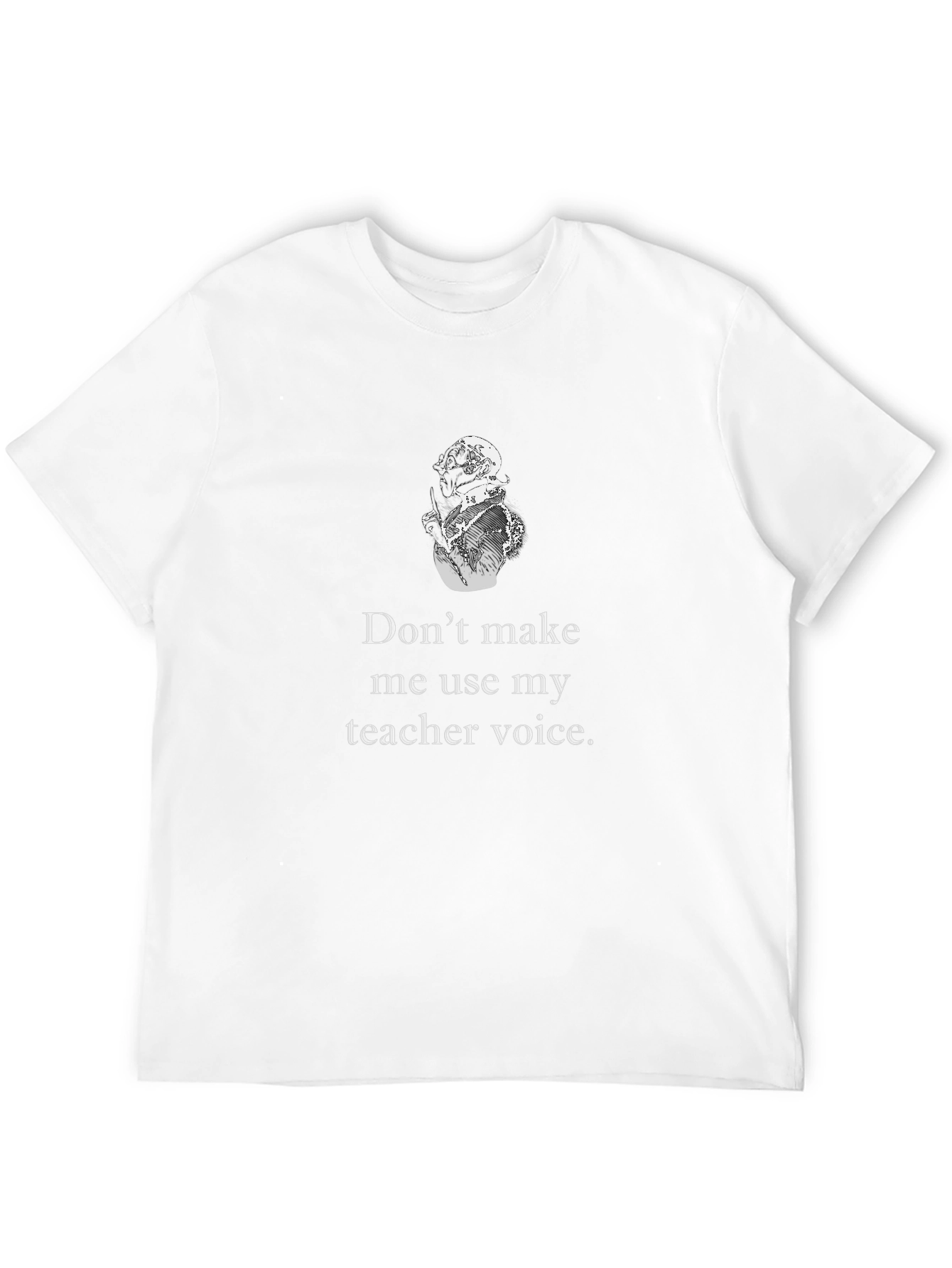 Black Teacher Voice Graphic Tee - Humorous Teacher Gift view 12