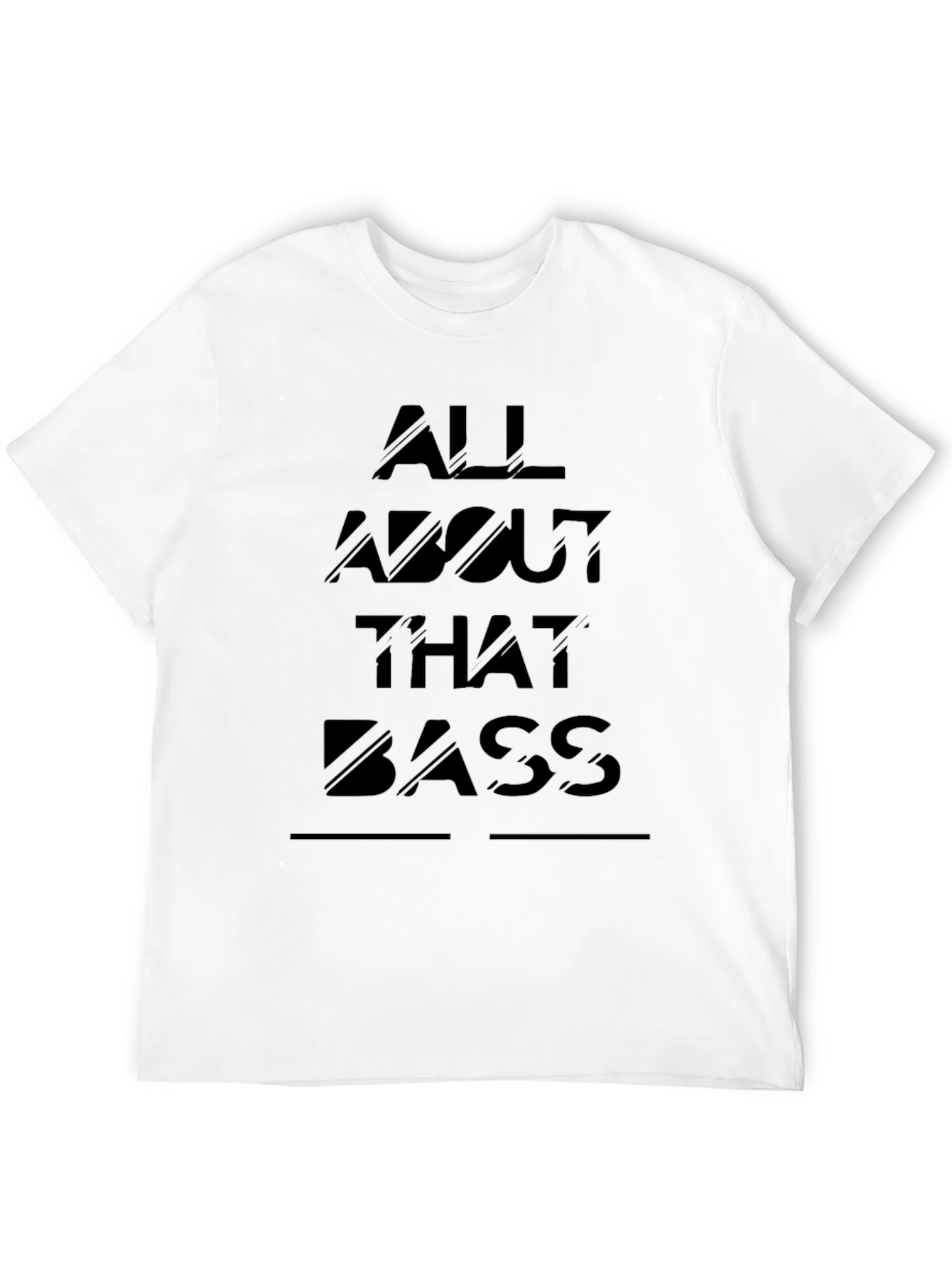 Black All About That Bass Graphic T-Shirt - Black view 12