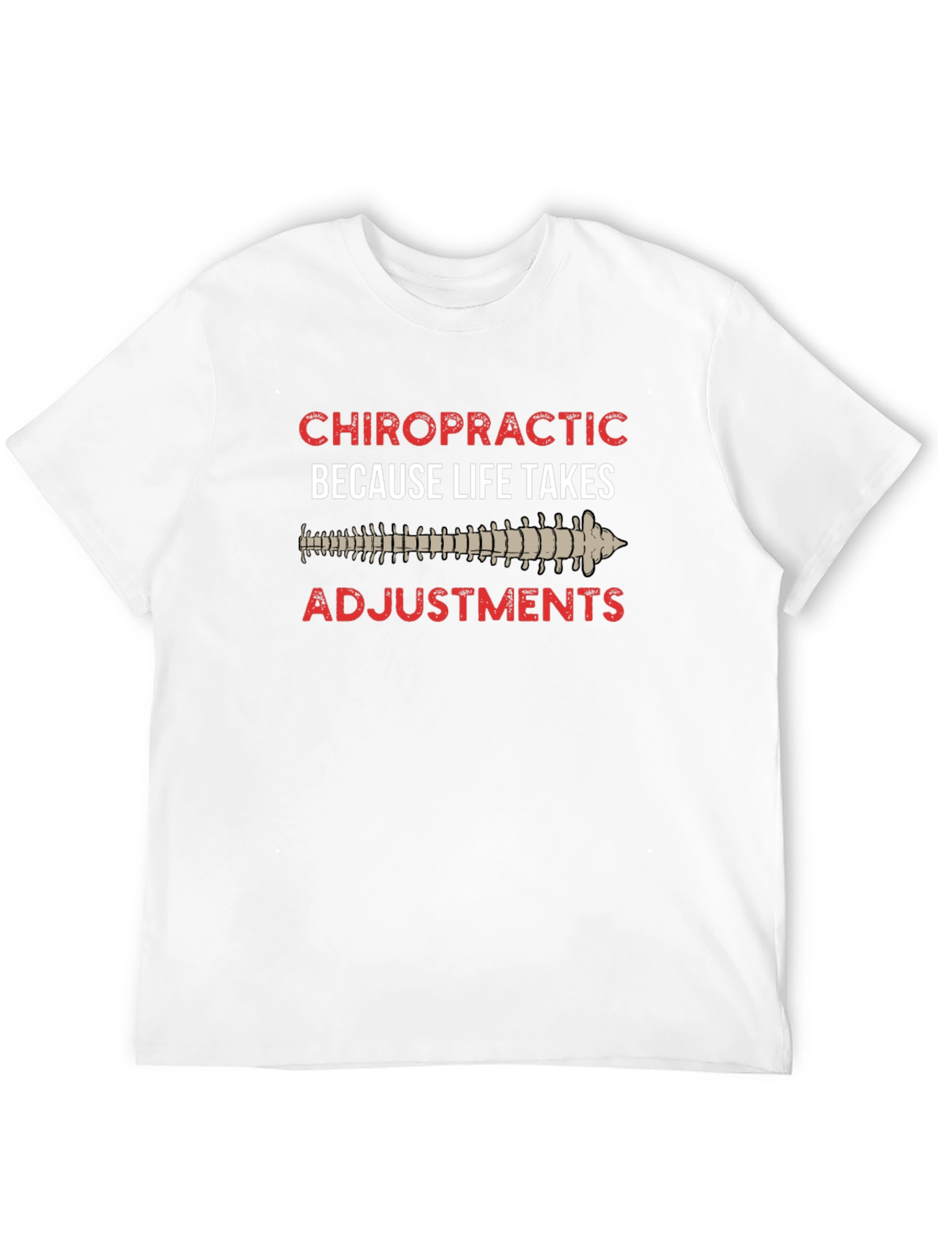 Black Chiropractic Adjustment Black T-Shirt view 12