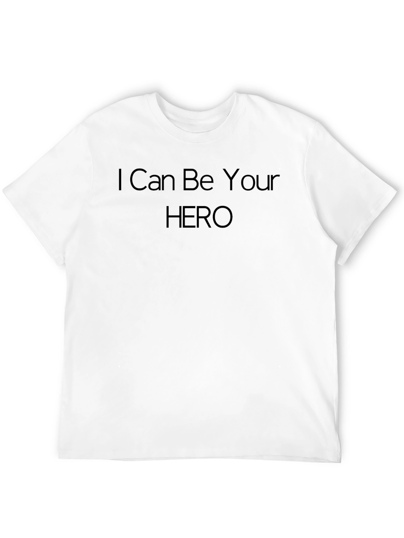 Black I Can Be Your Hero Black Tee view 12