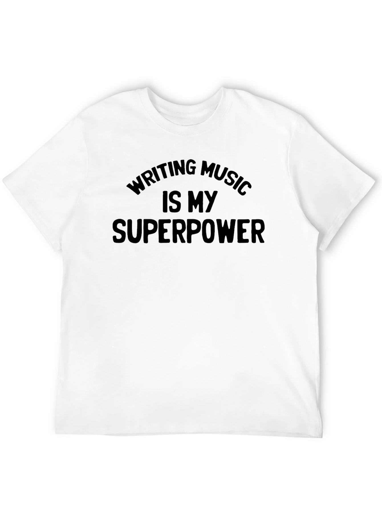 Black Music Writing Superpower T-Shirt view 12