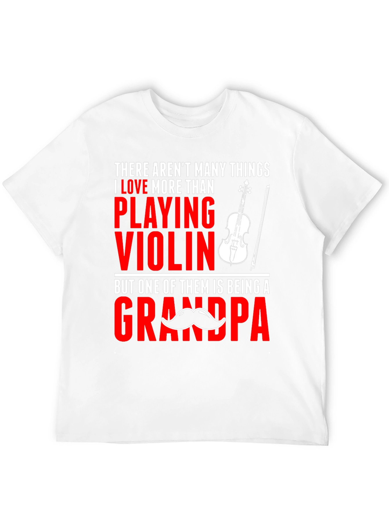 Black Violin Grandpa T-Shirt: Love Playing Grandpa Tee view 12
