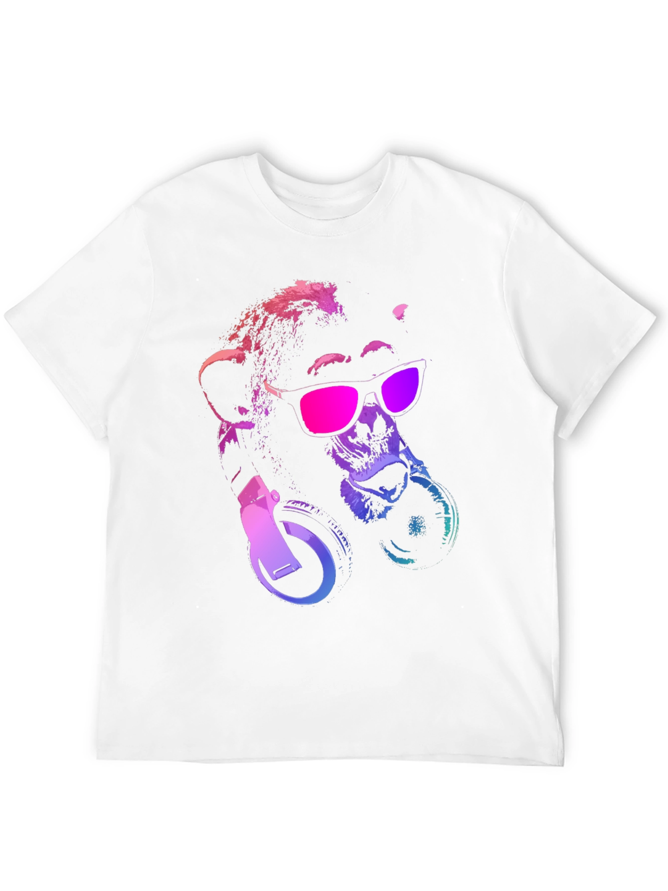 Black Cool Monkey Graphic Tee - Black view 12