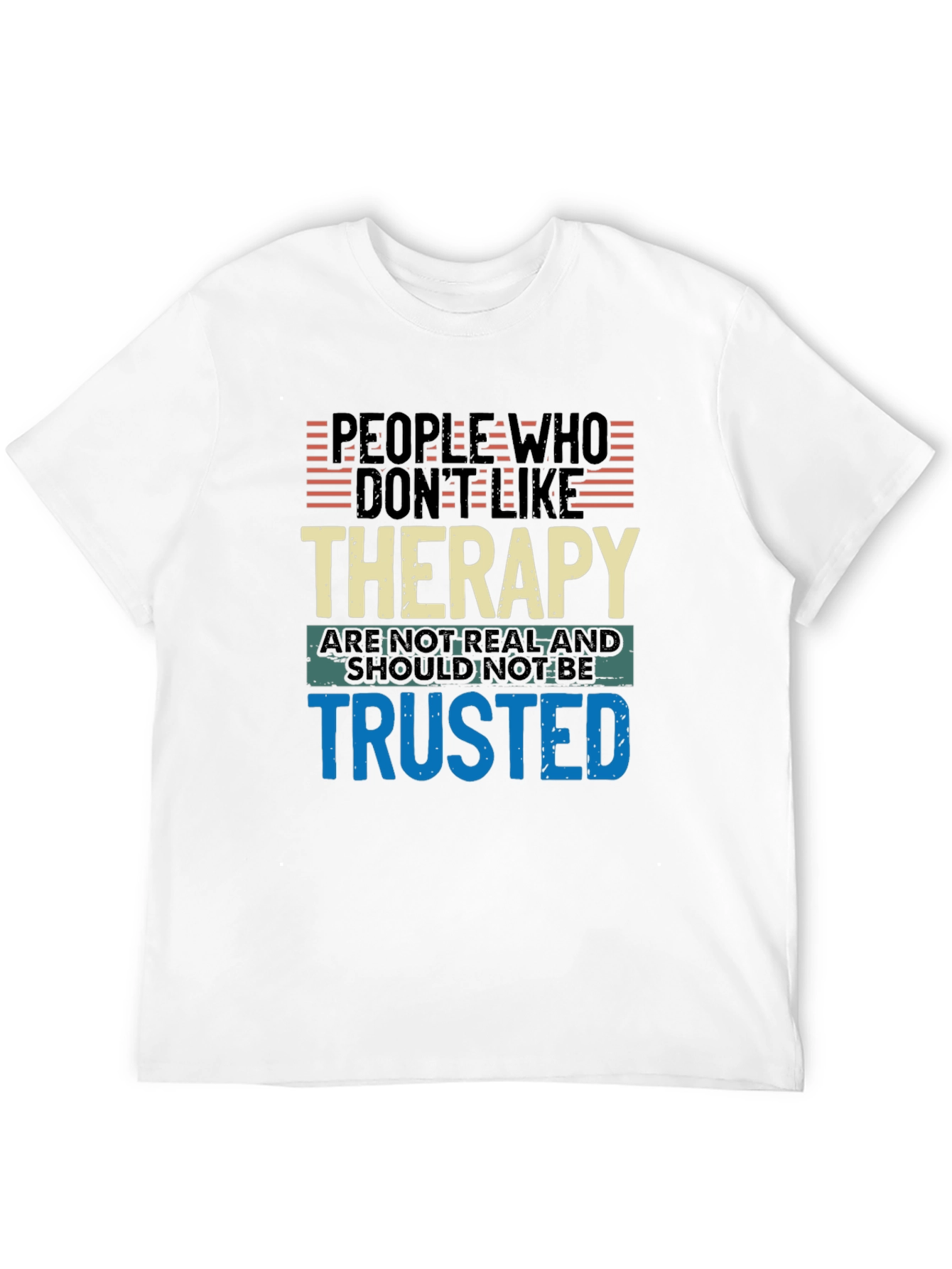 Black Therapy Humor Graphic Tee view 12