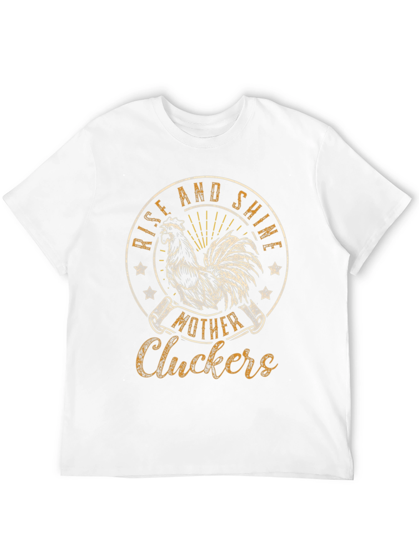 Black Rise and Shine T-Shirt - Mother Cluckers Rooster Tee view 12