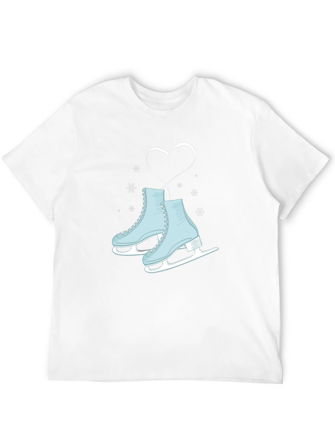 Black Ice Skating Lover Graphic Tee view 12