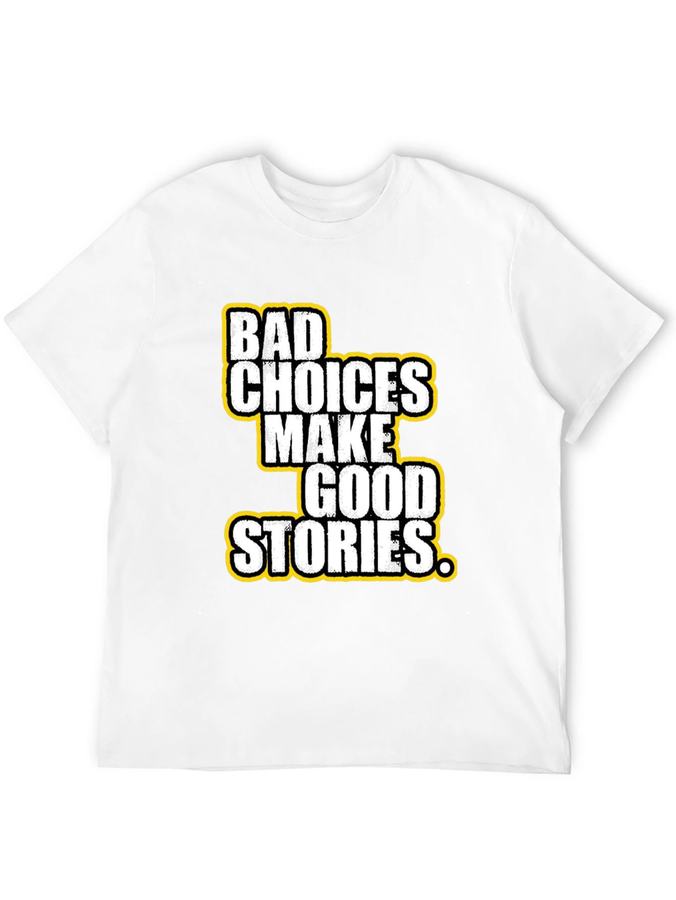 Black Bad Choices Good Stories Graphic Tee view 12