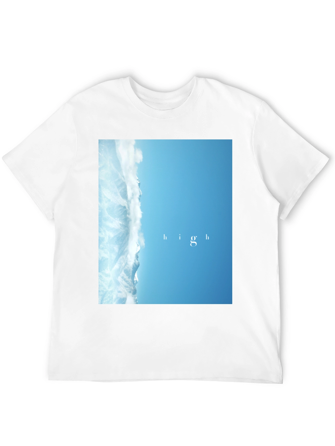 Black High Sky Graphic Black T-Shirt view 12