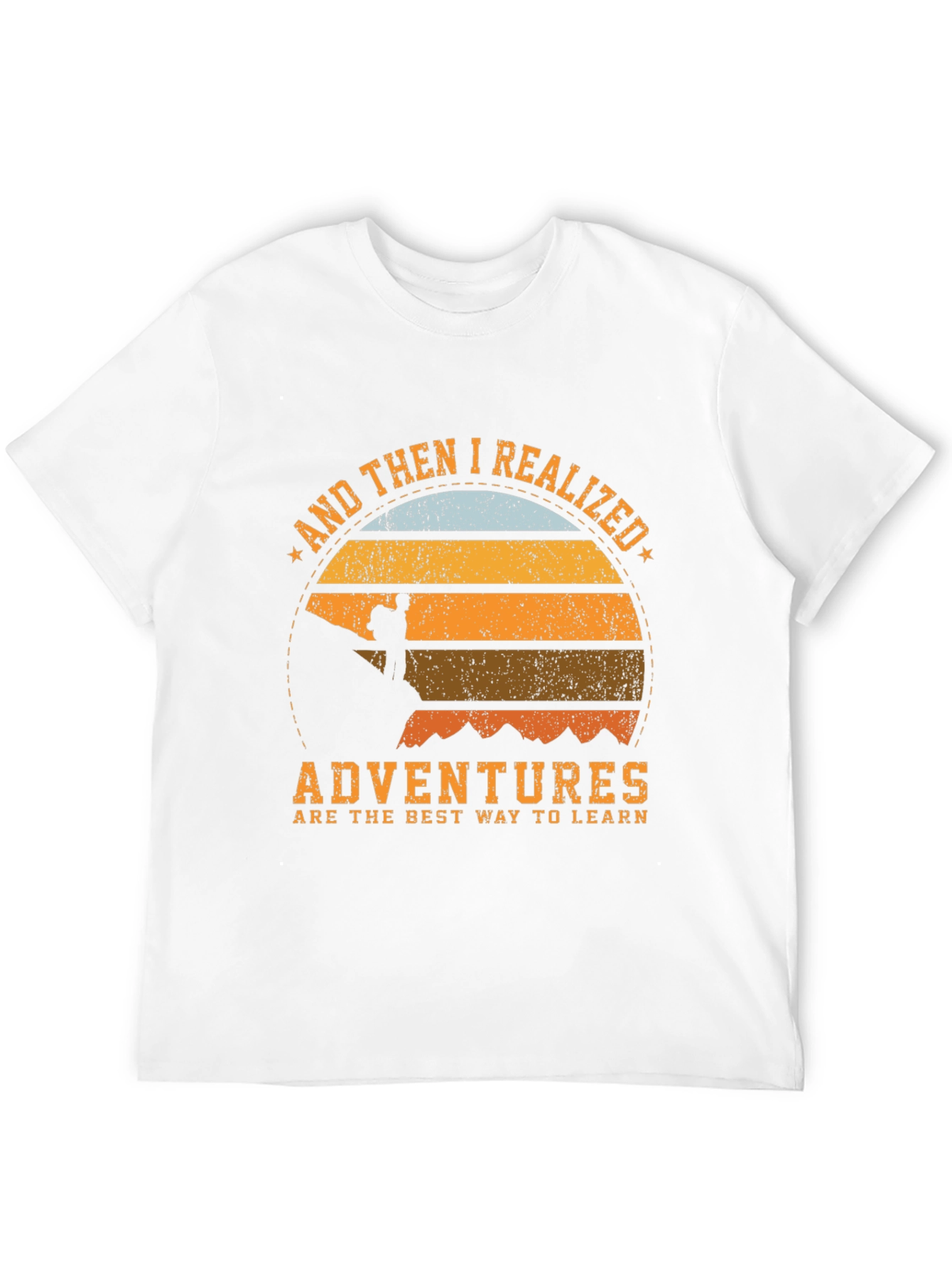 Black Adventure Awaits T-Shirt - Unisex Tee view 12