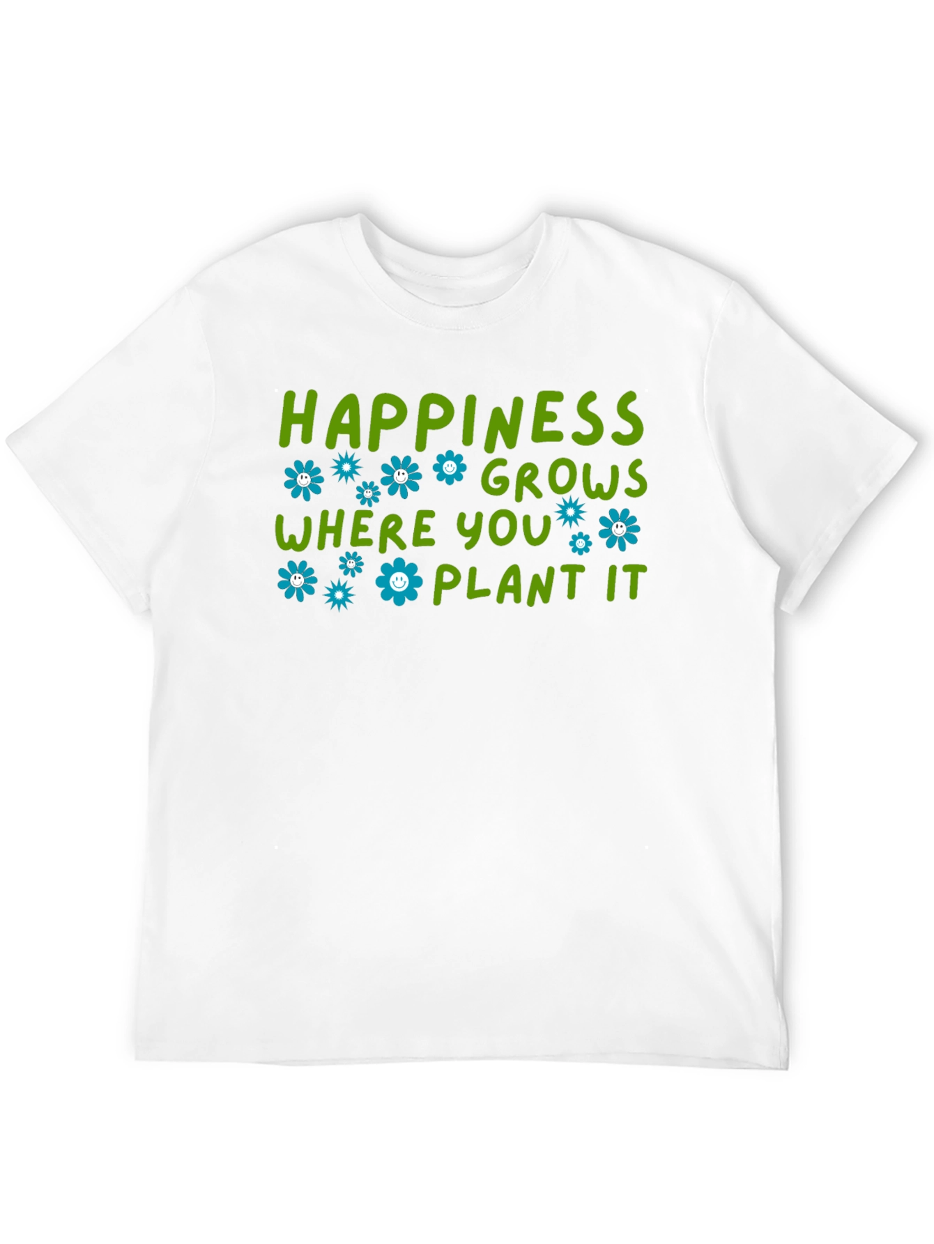 Black Happiness Grows Where You Plant It T-Shirt view 12