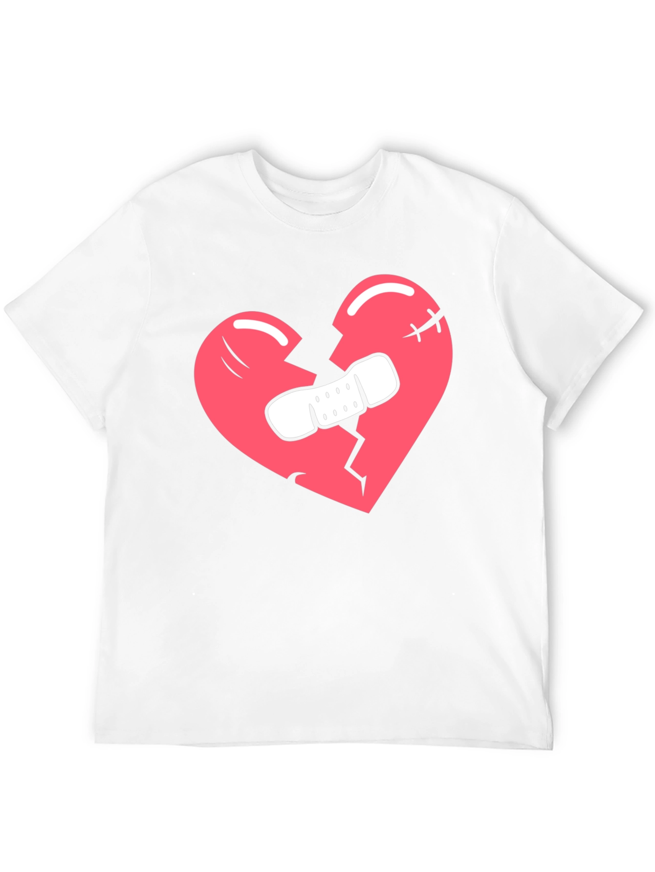Black Broken Heart T-Shirt - Black Graphic Tee view 12