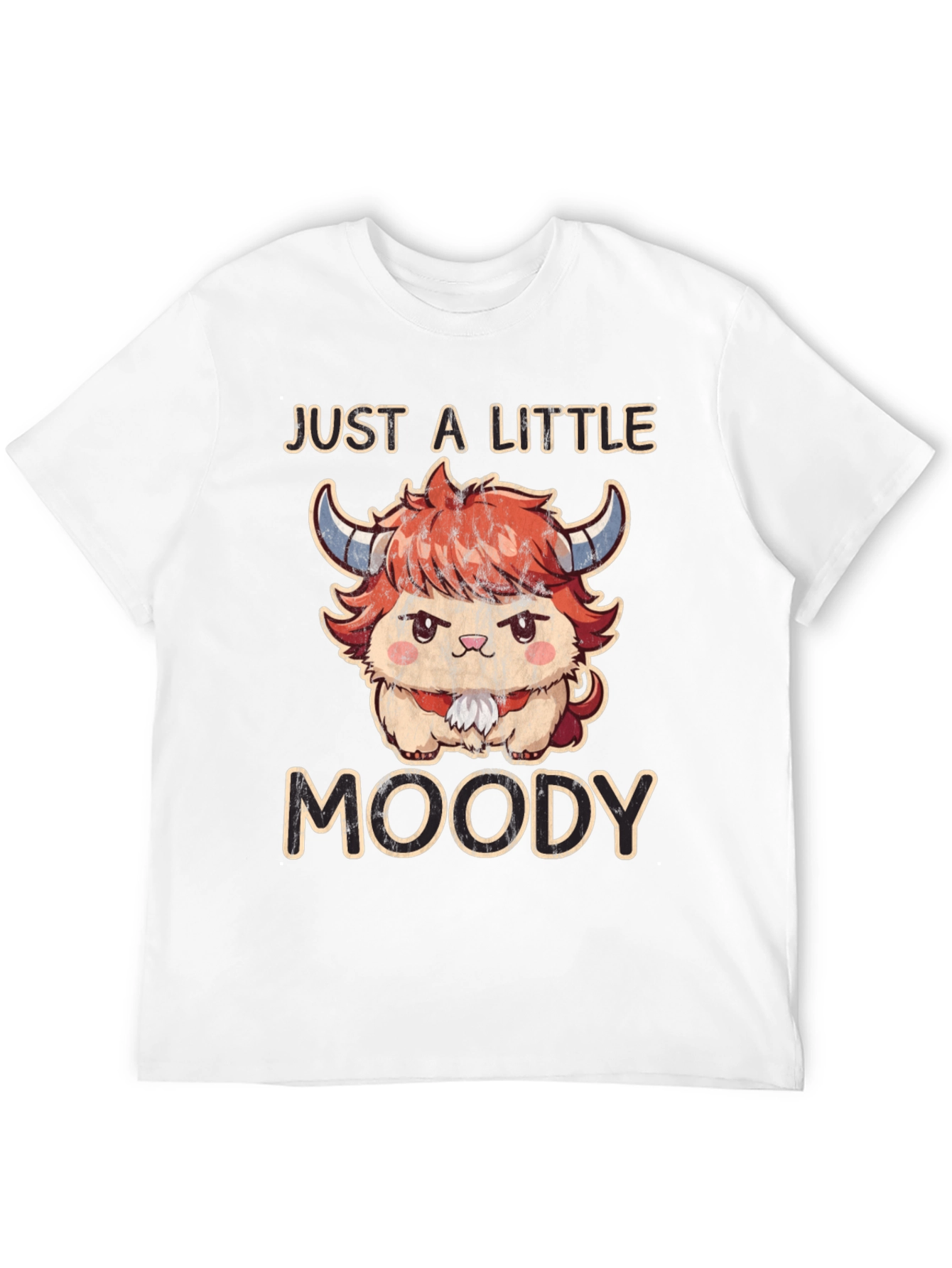 Black Just A Little Moody T-Shirt view 12