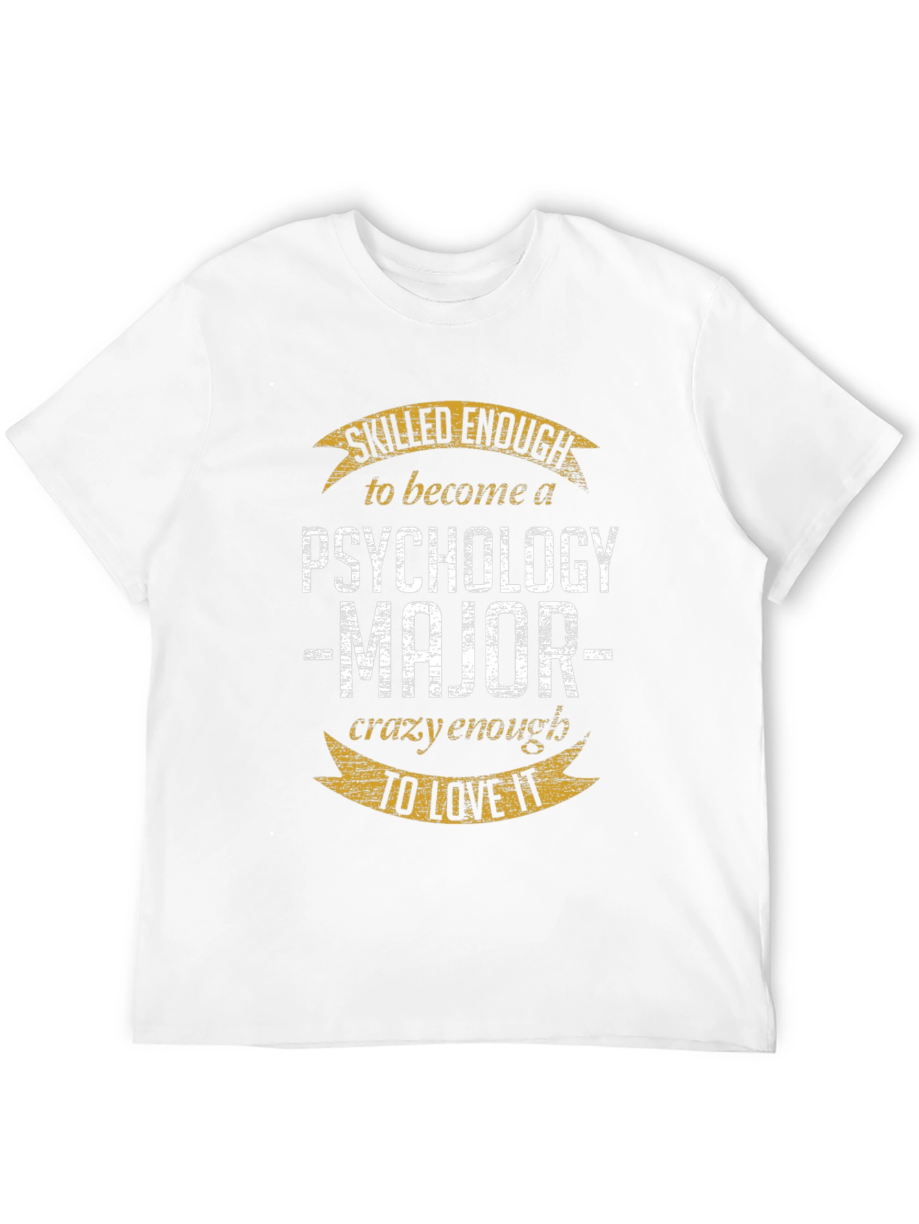 Black Psychology Major T-Shirt: Skilled Enough, Crazy Enough view 12
