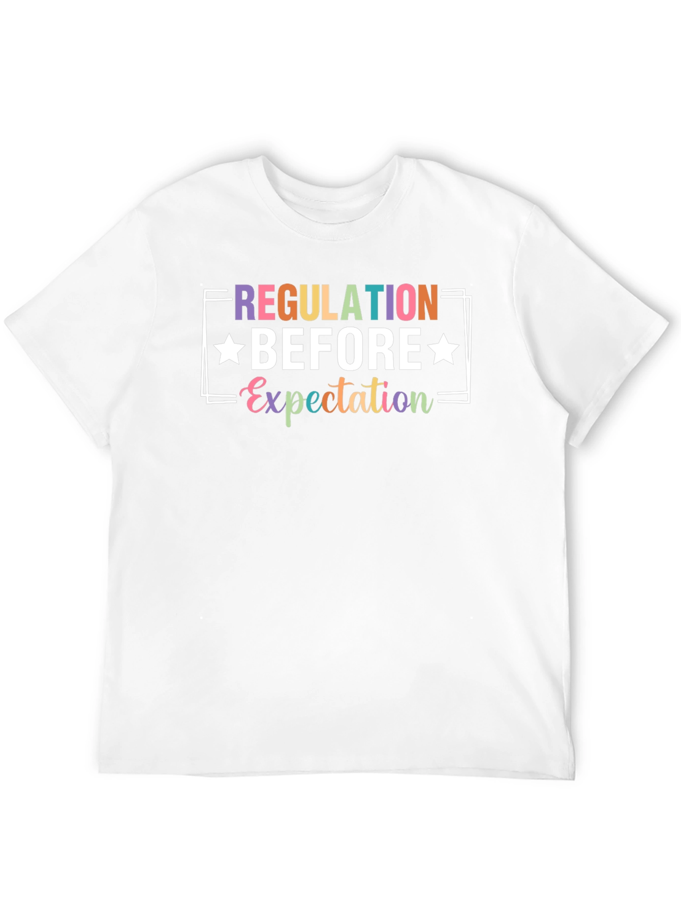 Black Regulation Before Expectation Graphic Tee view 12