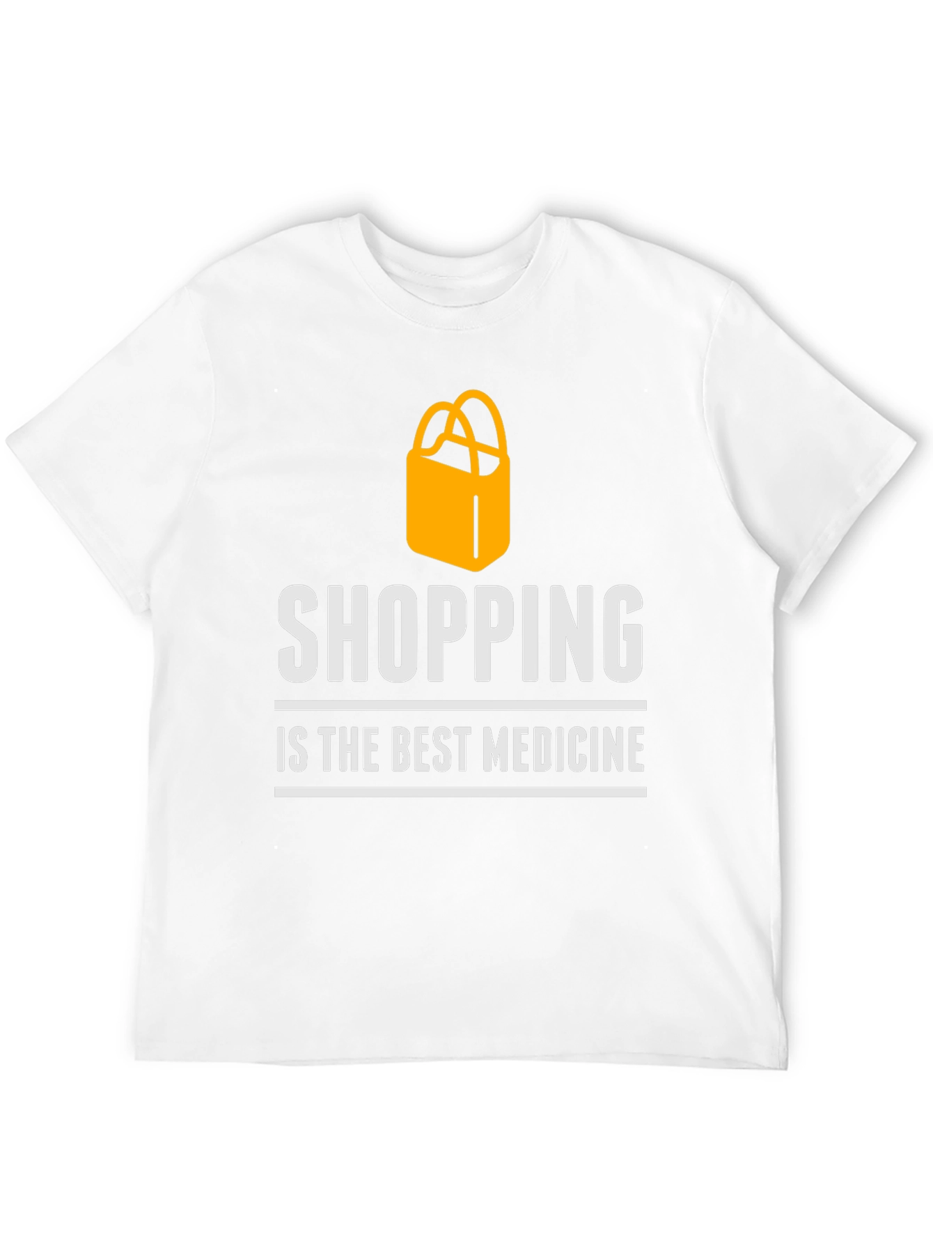 Black Shopping is the Best Medicine T-Shirt view 12