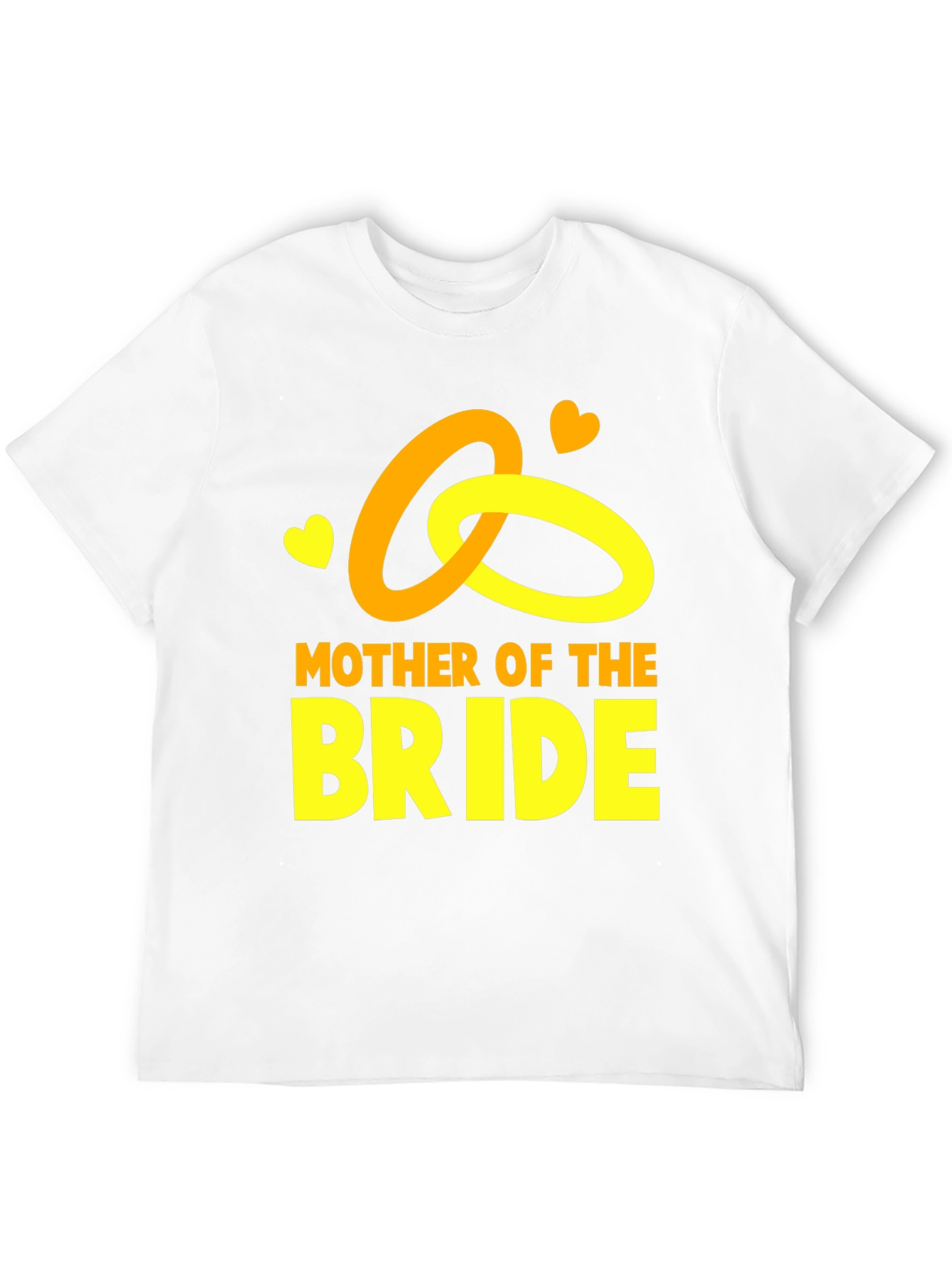 Black Mother of the Bride Black T-Shirt with Gold Rings view 12