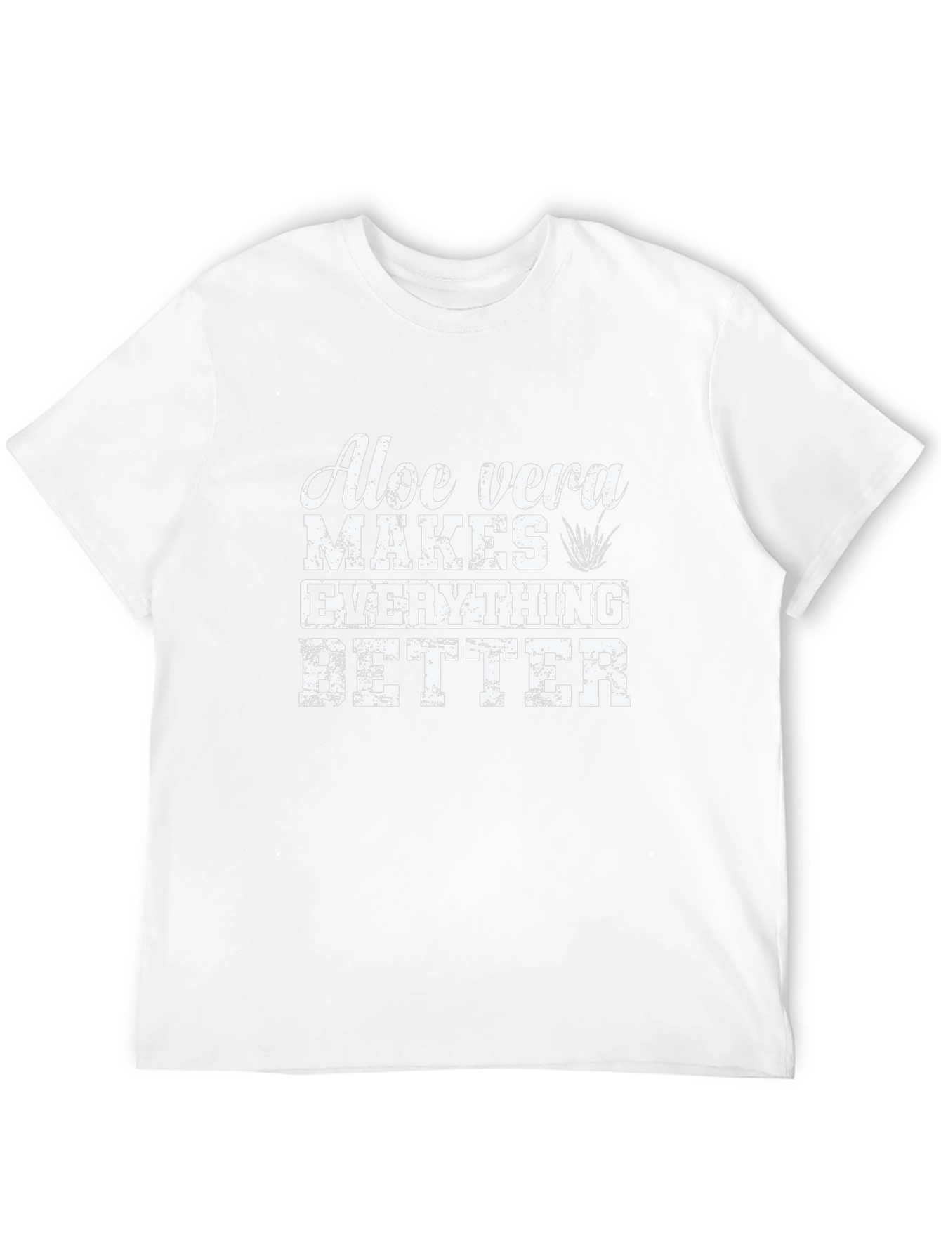 Black Aloe Vera Makes Everything Better T-Shirt view 12