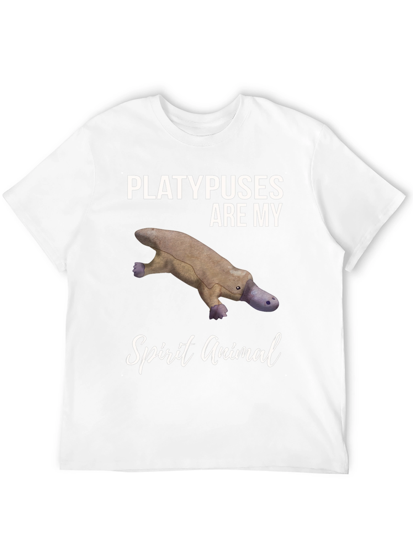 Black Platypus Spirit Animal Graphic Tee view 12