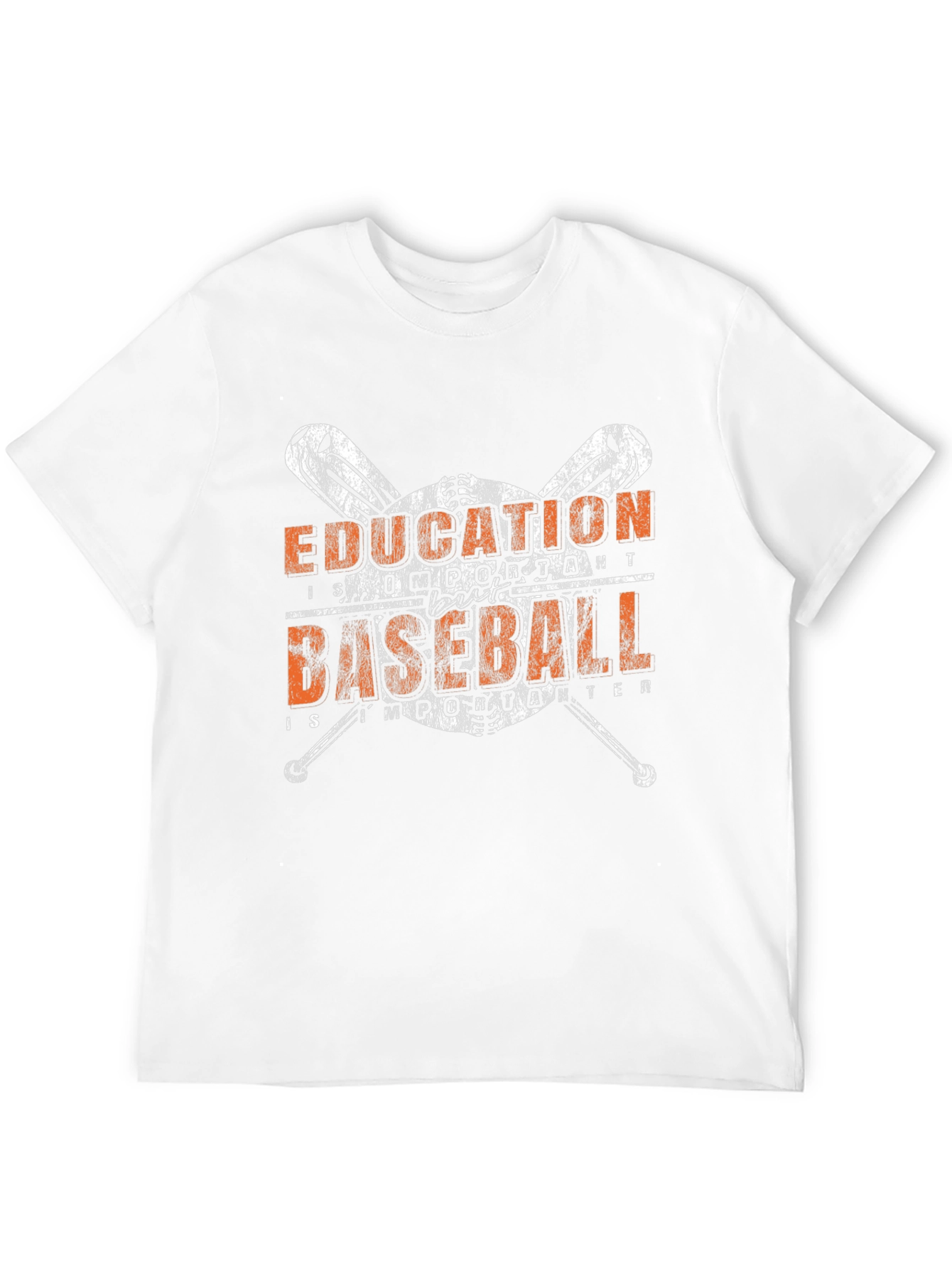 Black Education Important, Baseball More Important T-Shirt view 12