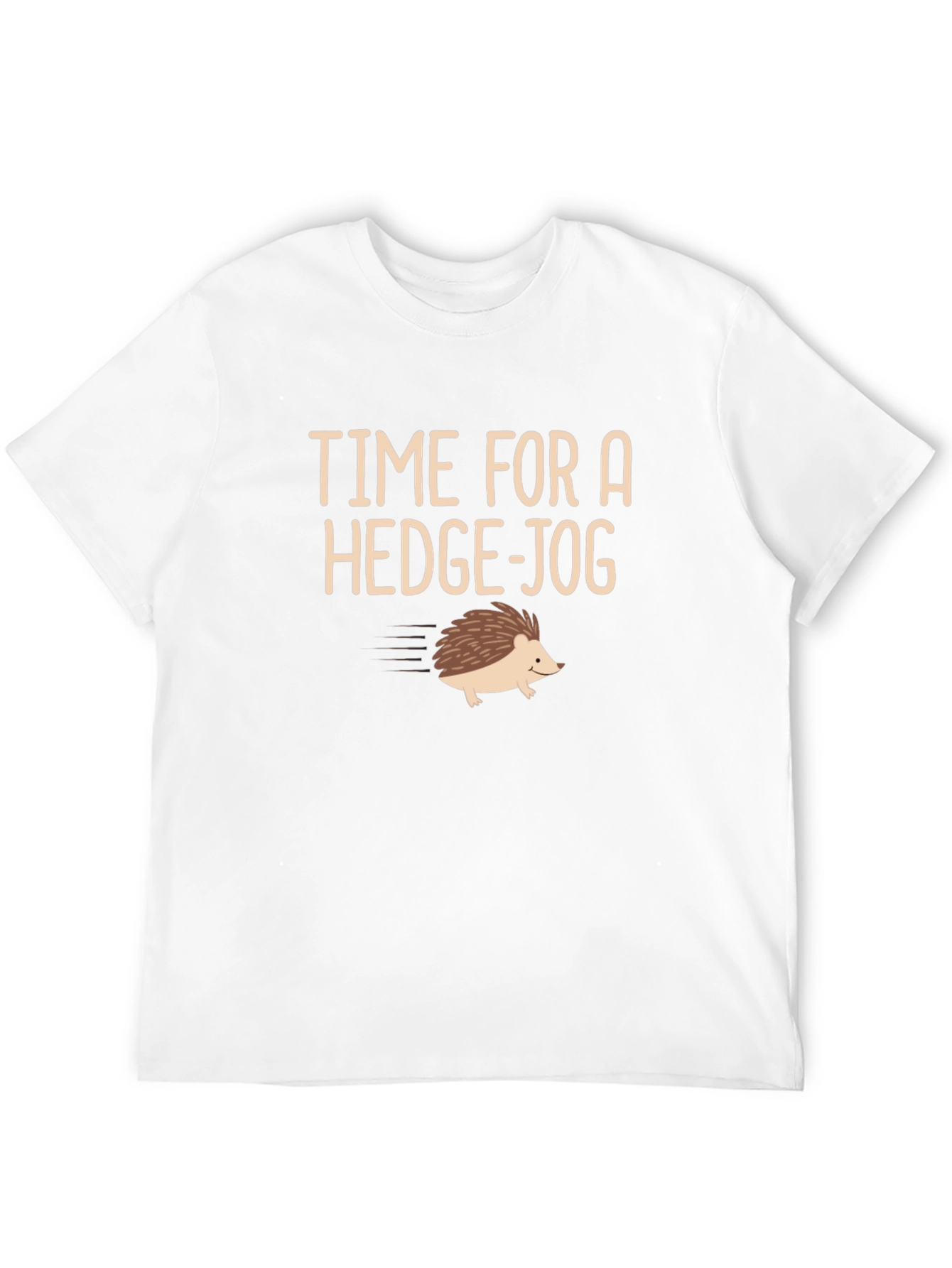 Black Time for a Hedge-Jog Black T-Shirt view 12