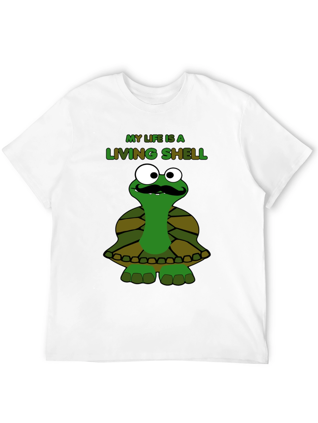 Black My Life is a Living Shell Turtle T-Shirt view 12