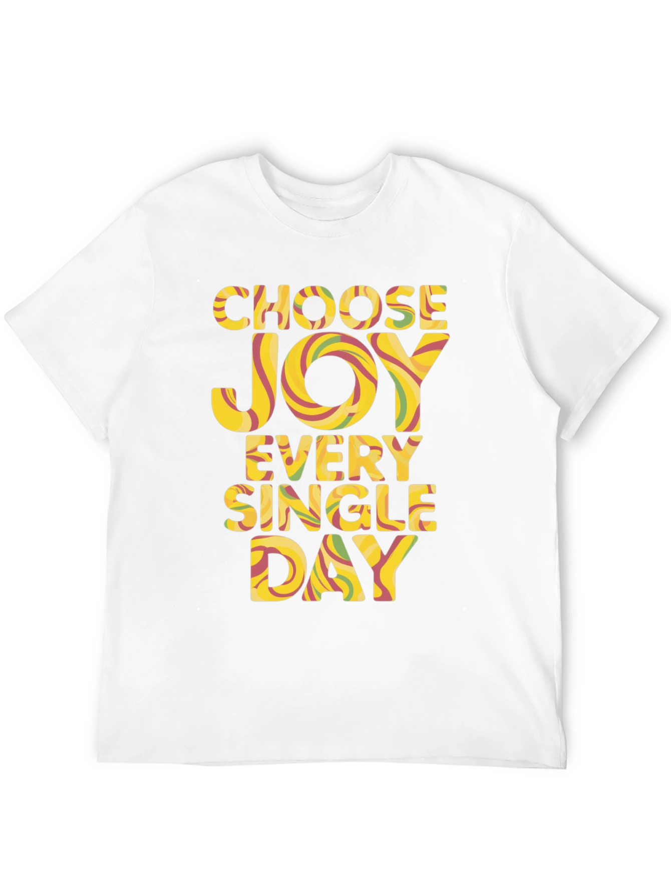 Black Choose Joy Graphic T-Shirt - Inspirational Black Tee view 12