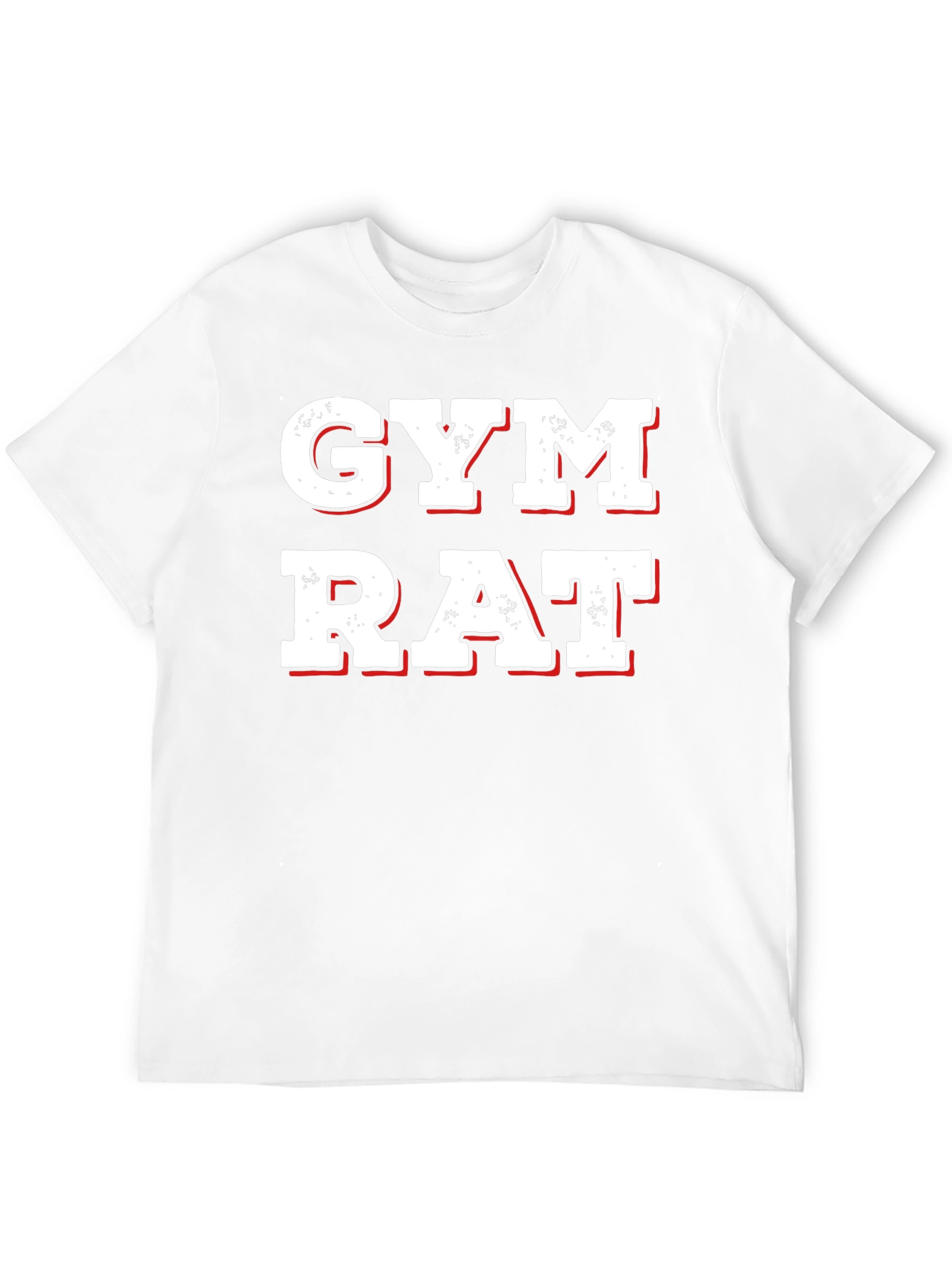 Black Gym Rat Graphic T-Shirt - Black view 12