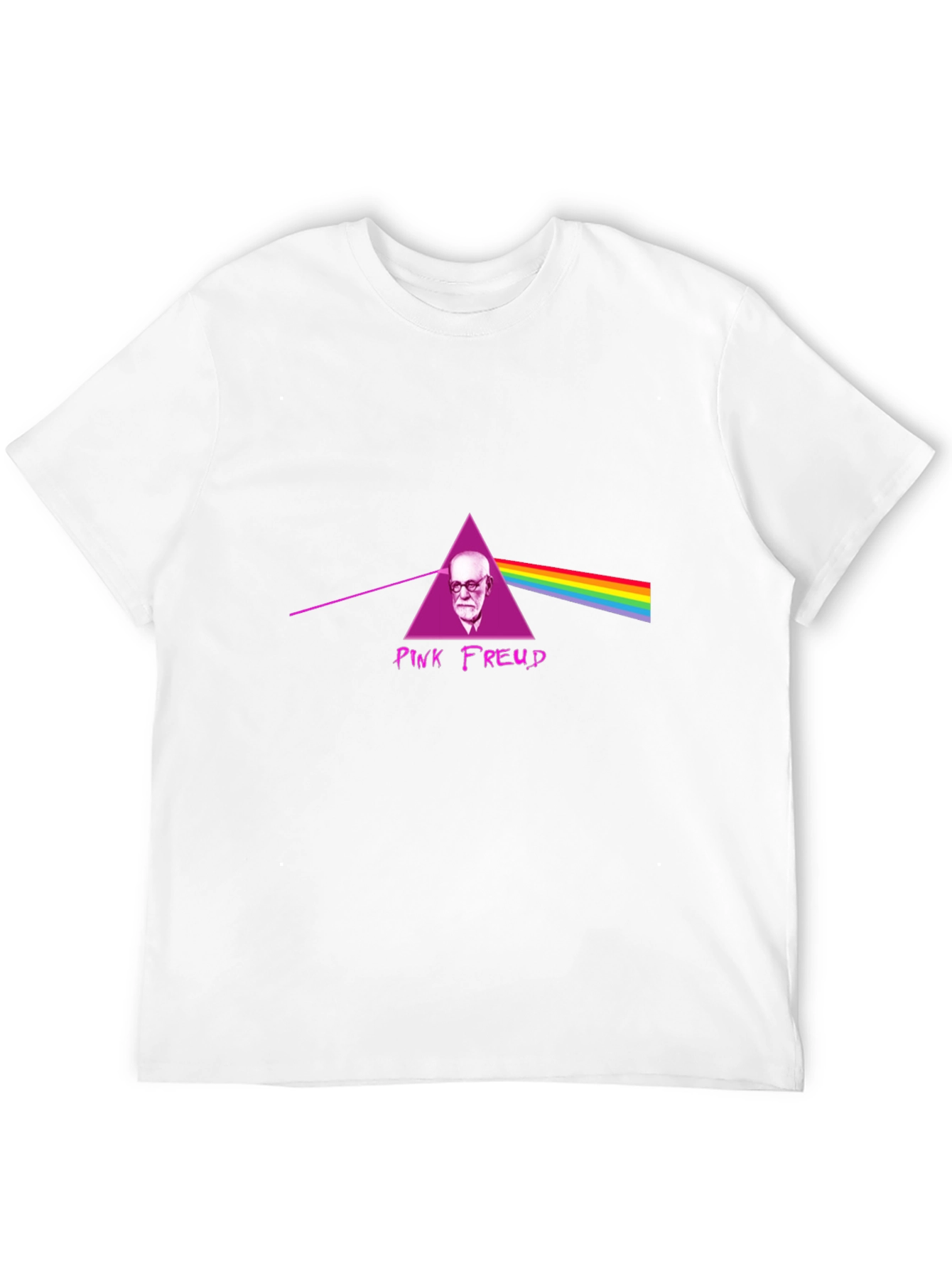 Black Pink Freud T-Shirt - Dark Side Parody view 12