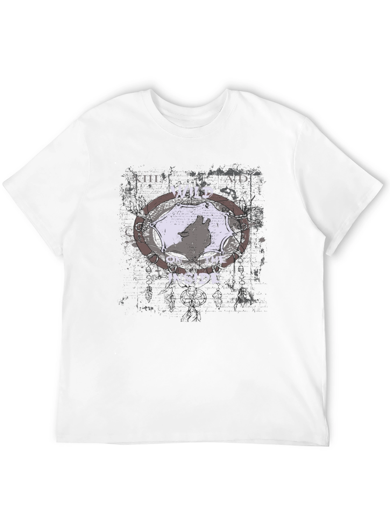 Black Wild Inside Graphic Tee - Men's Black T-Shirt view 12