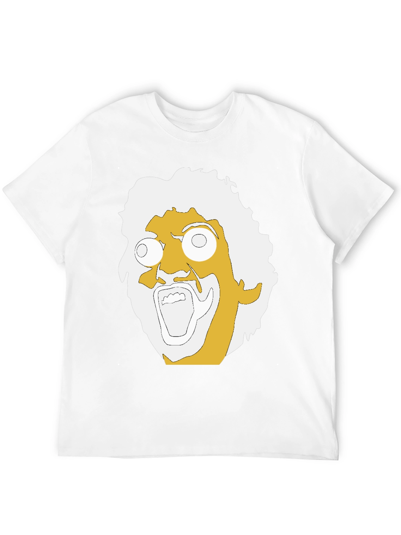 Black Cartoon Scream Black T-Shirt view 12