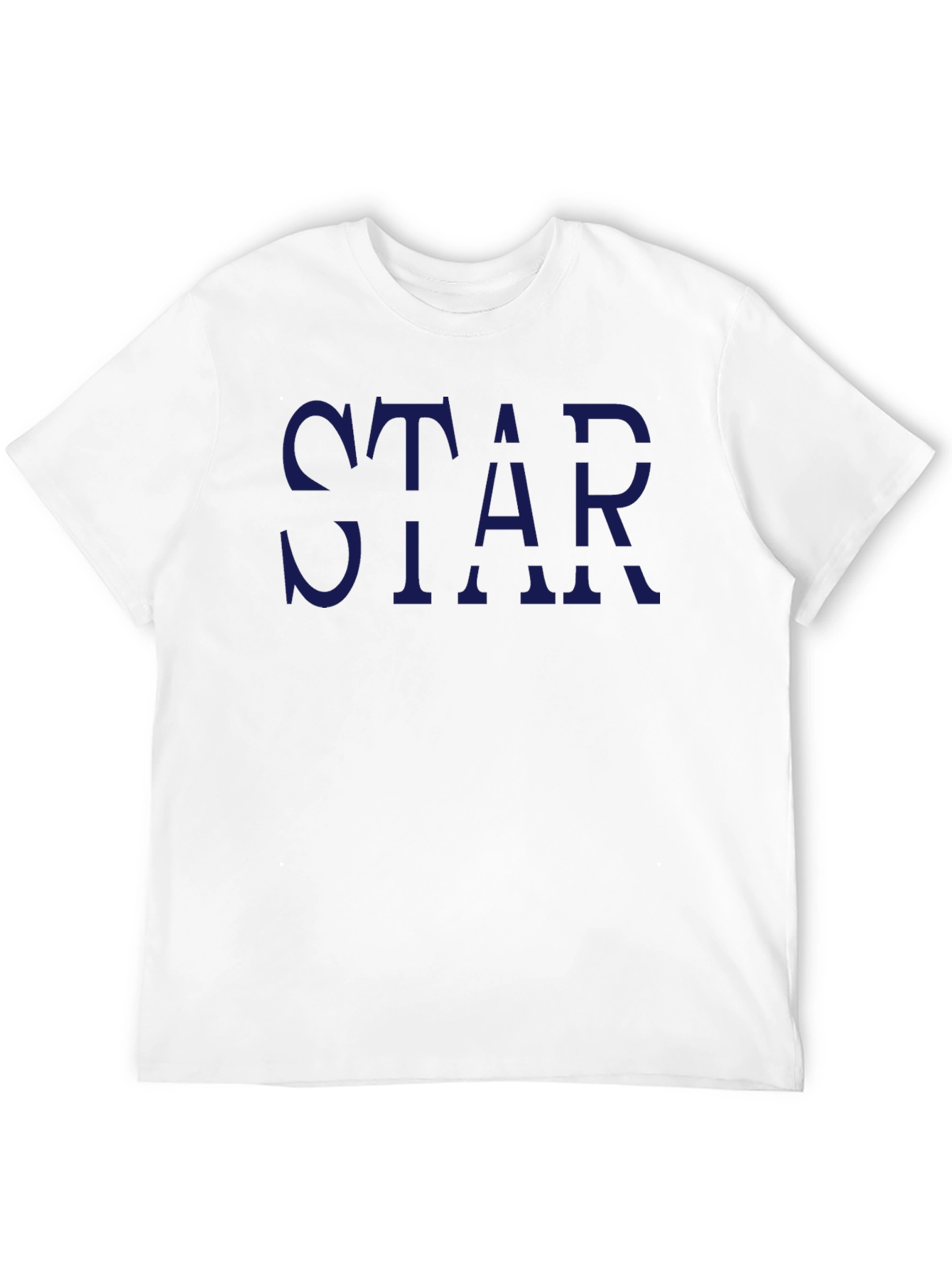 Black Star Graphic Print Crew Neck T-Shirt view 12