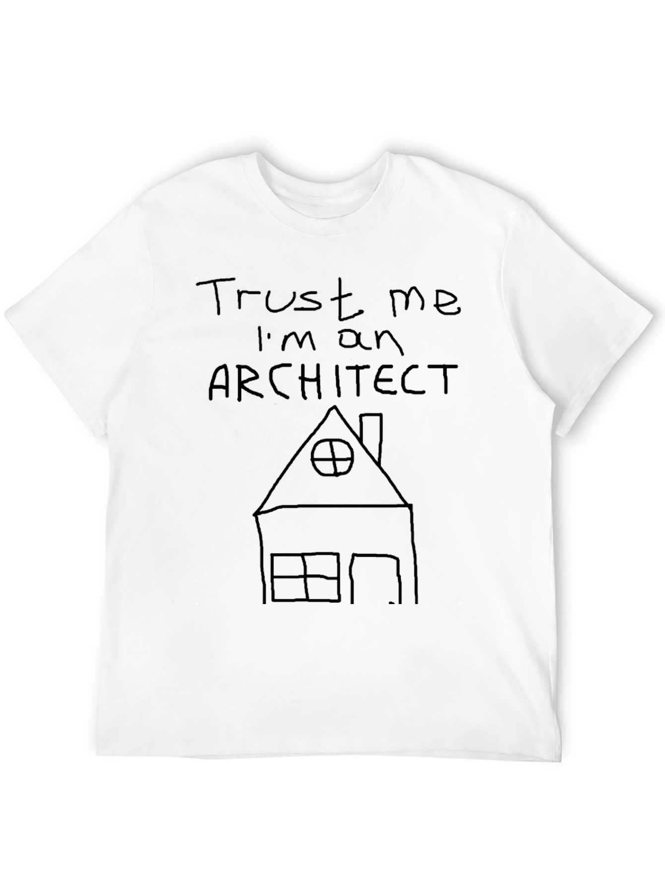 Black Trust Me I'm An Architect Black T-Shirt view 12