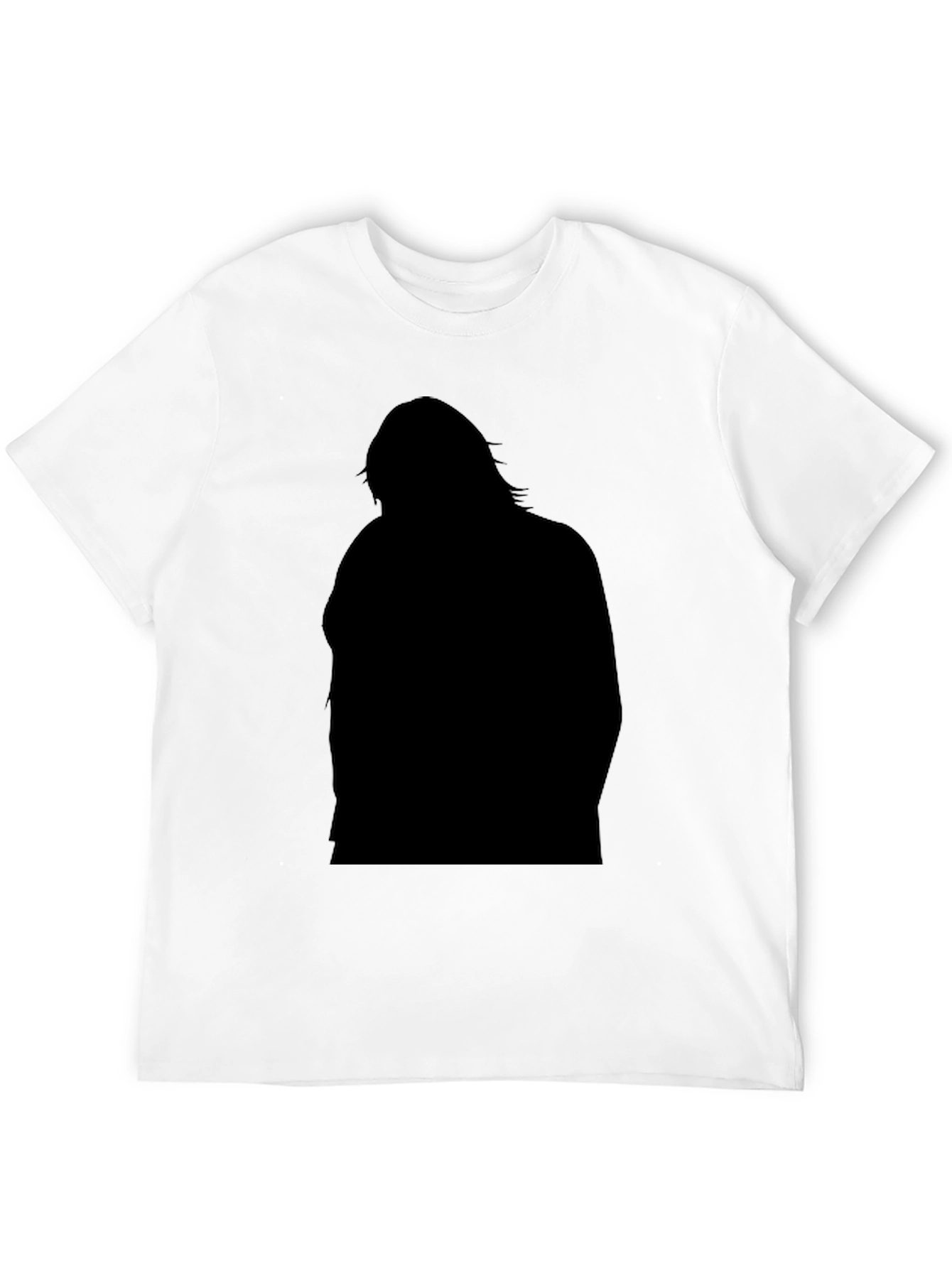 Black Silhouette Graphic Black T-Shirt view 12