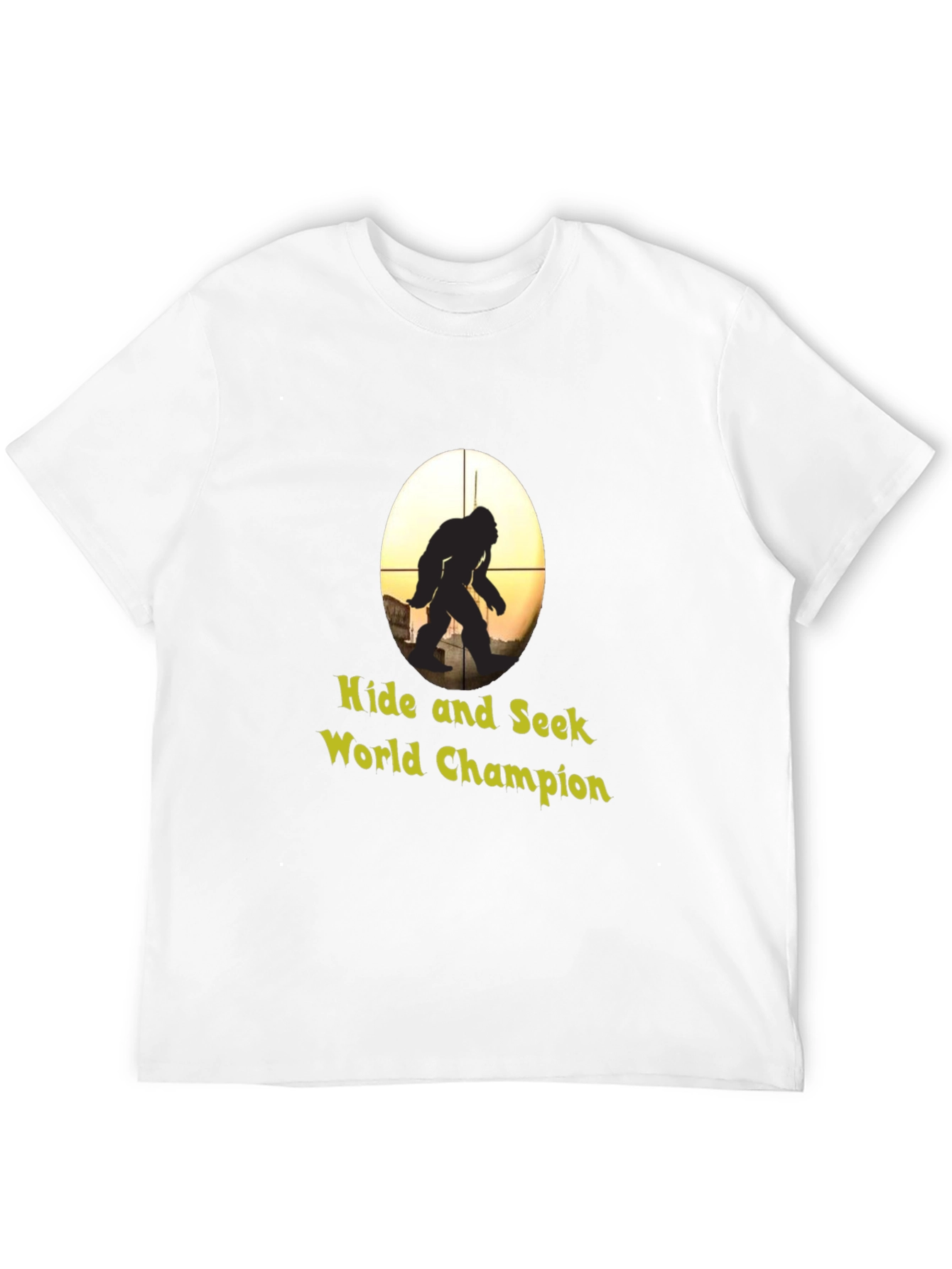 Black Hide & Seek World Champion Bigfoot Graphic T-Shirt view 12