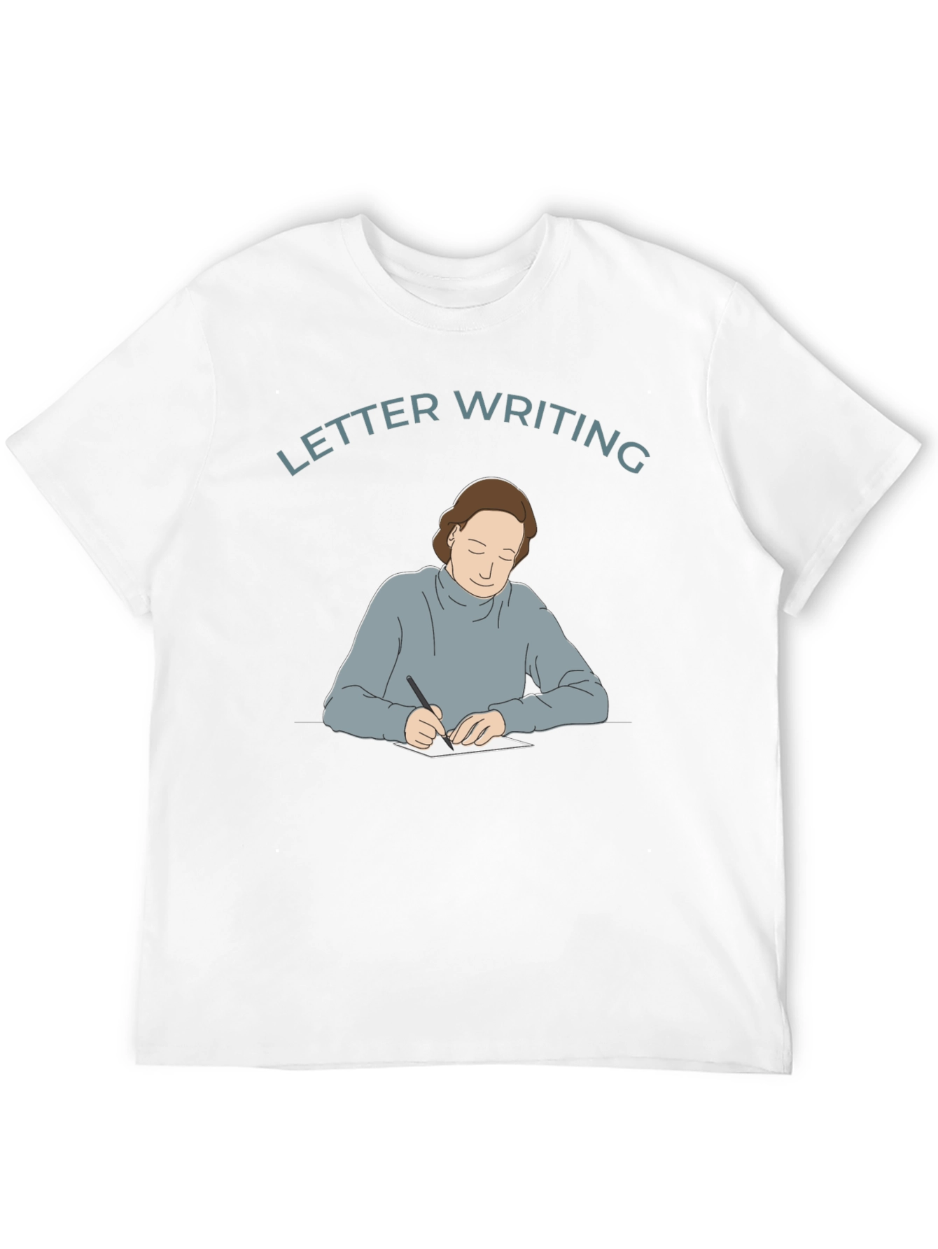 Black Letter Writing Graphic Tee - Unisex Crewneck view 12