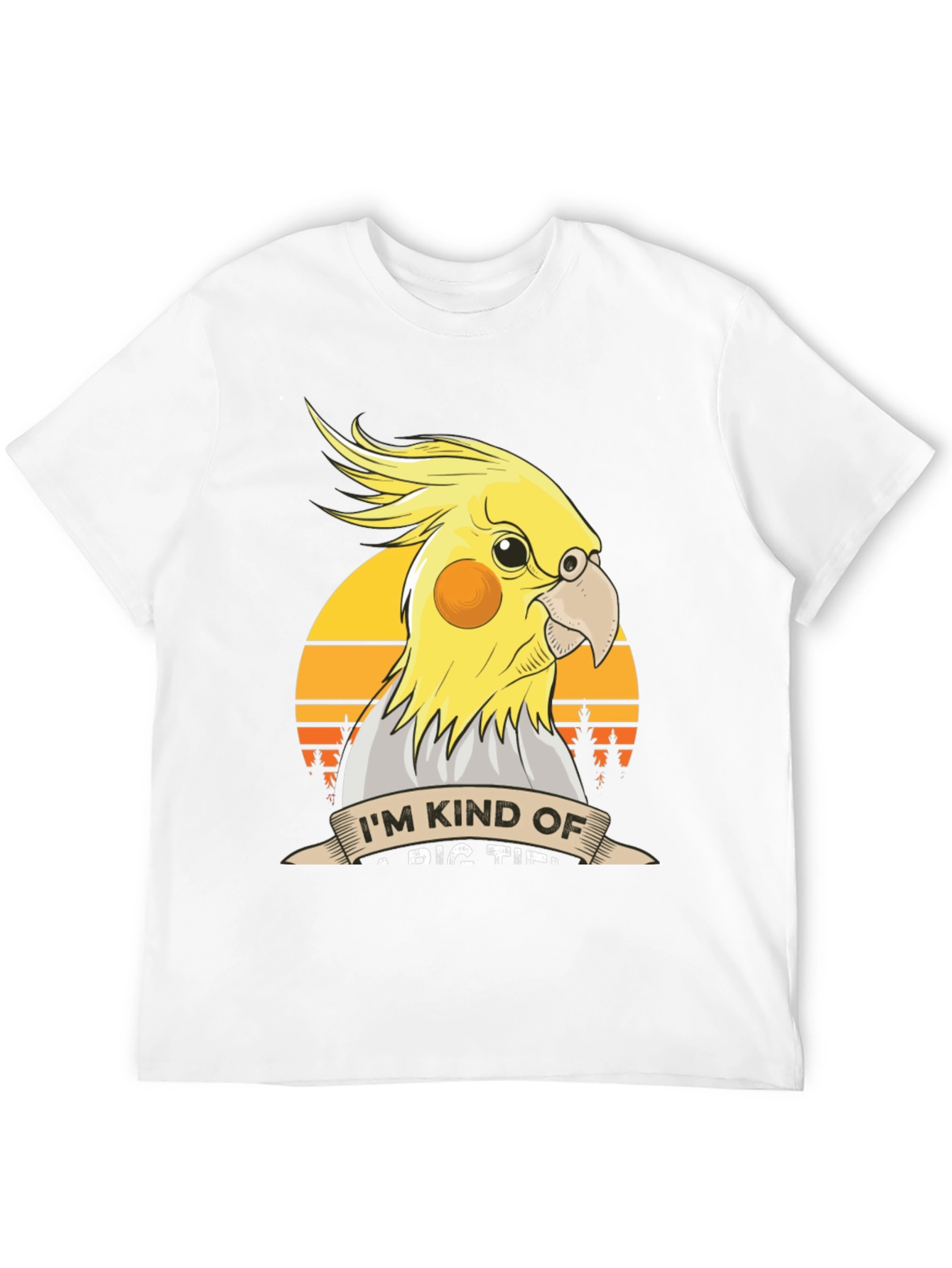 Black Cockatiel T-Shirt: Big Tipper Bird Lover Tee view 12