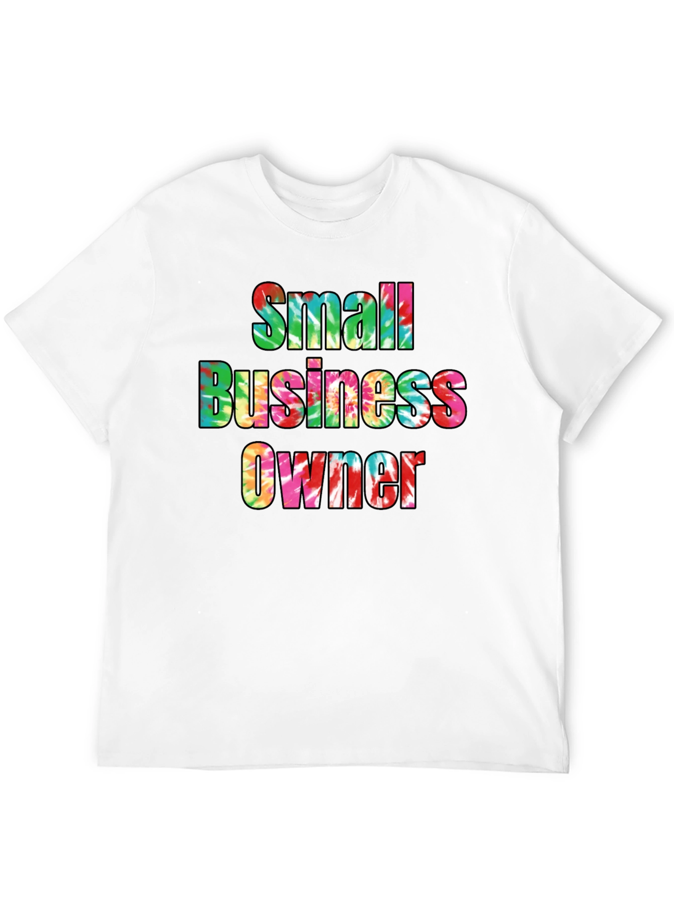 Black Small Business Owner Tie Dye T-Shirt view 12