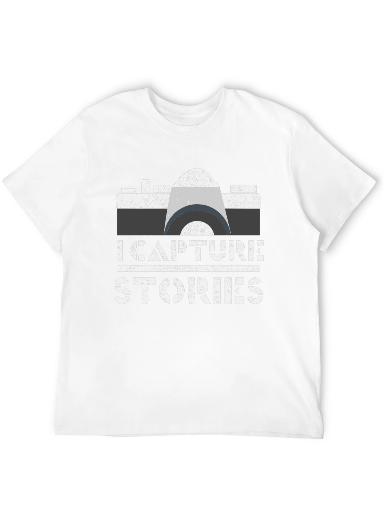 Black I Capture Stories Camera Graphic Tee view 12