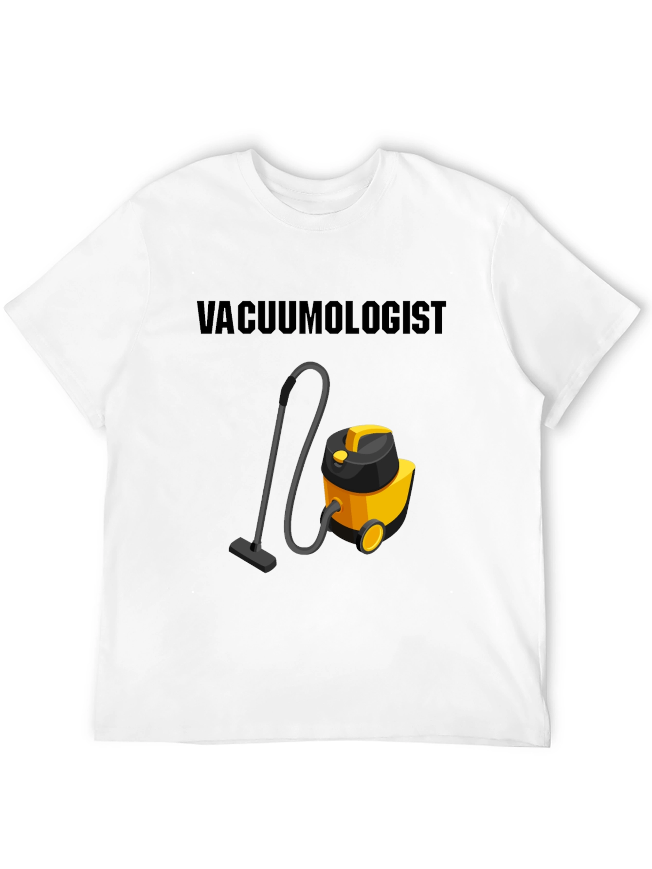 Black Vacuumologist T-Shirt - Novelty Cleaning Humor Tee view 12