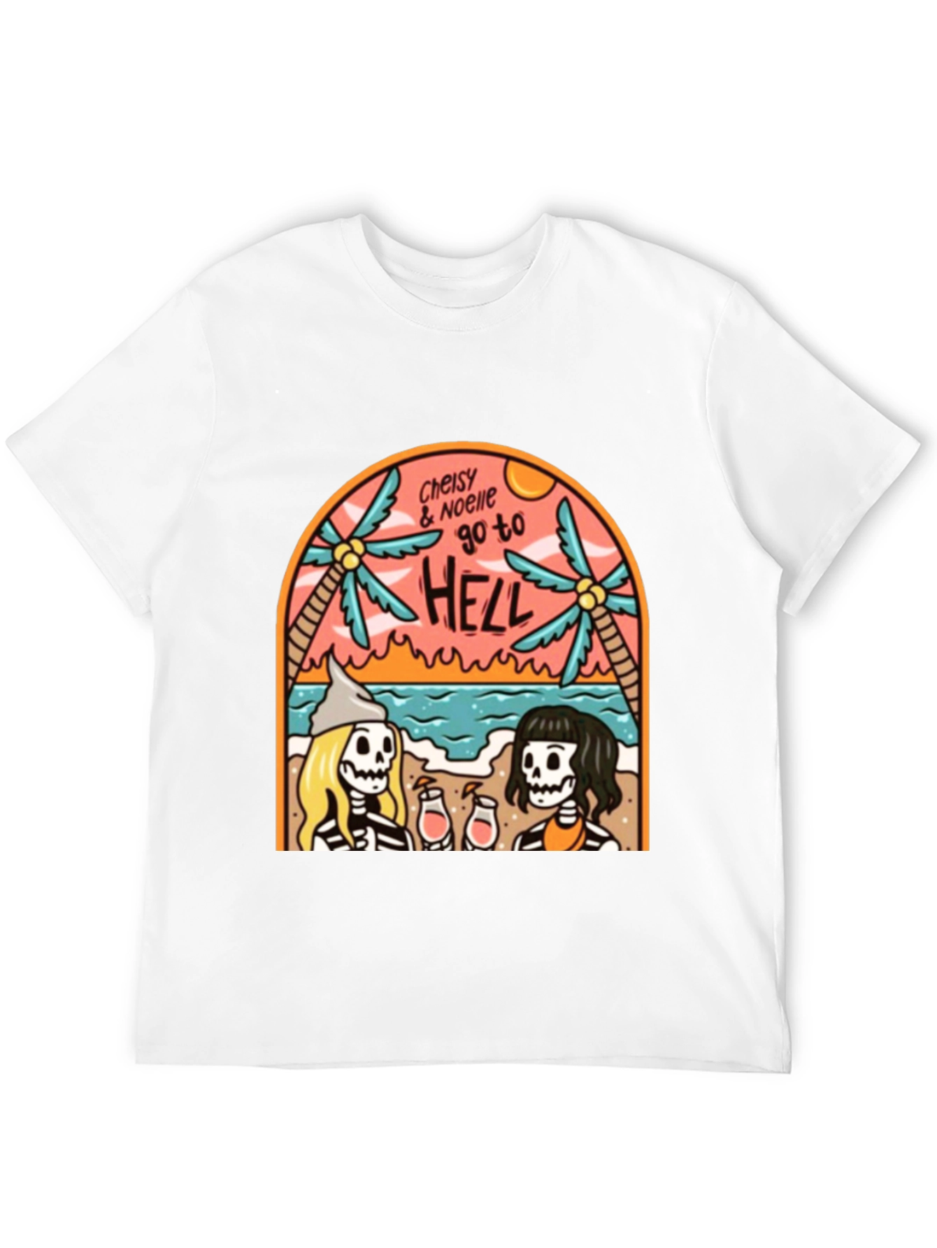 Black Cheisy & Noelle Go To HELL T-Shirt view 12