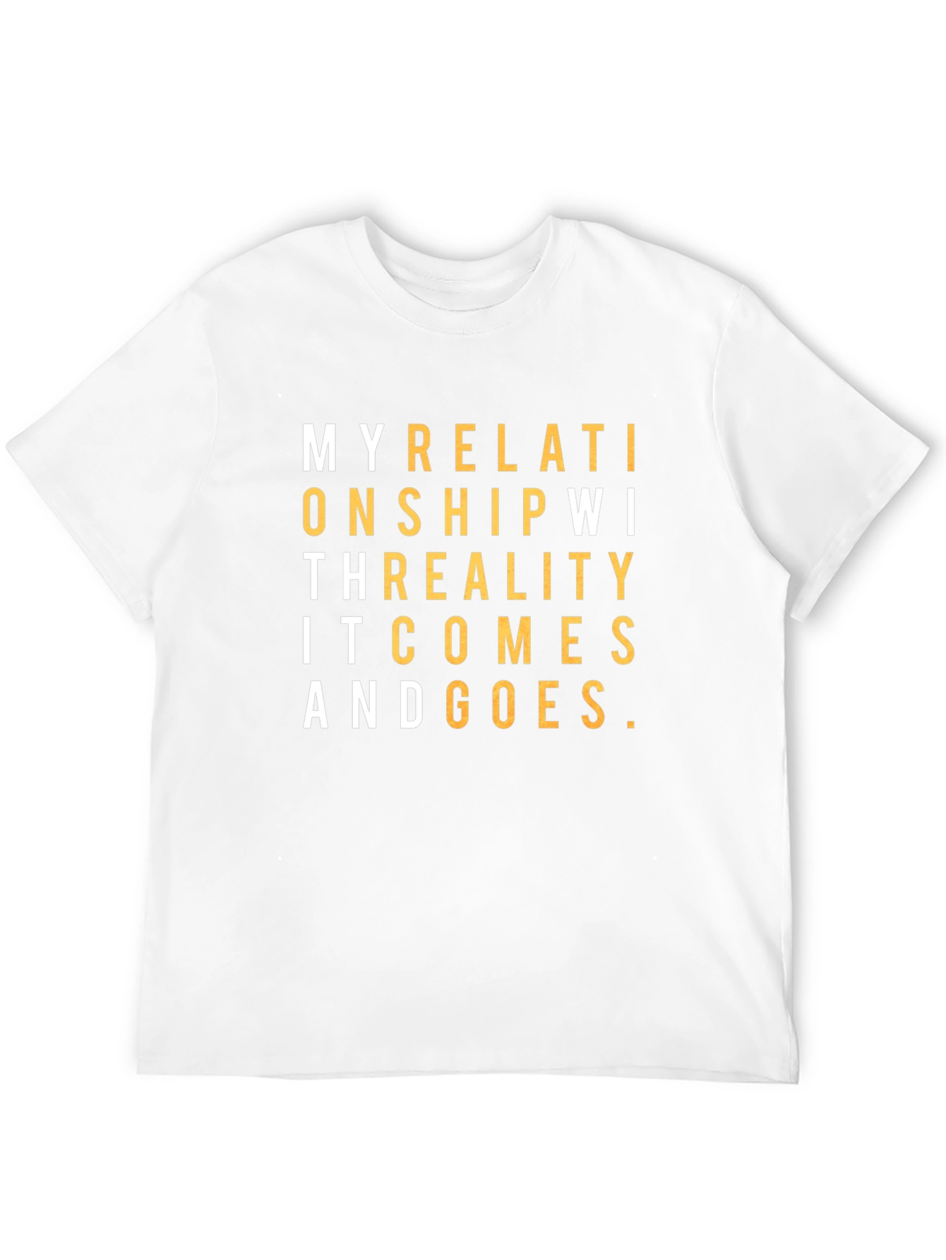 Black Relationship With Reality T-Shirt view 12