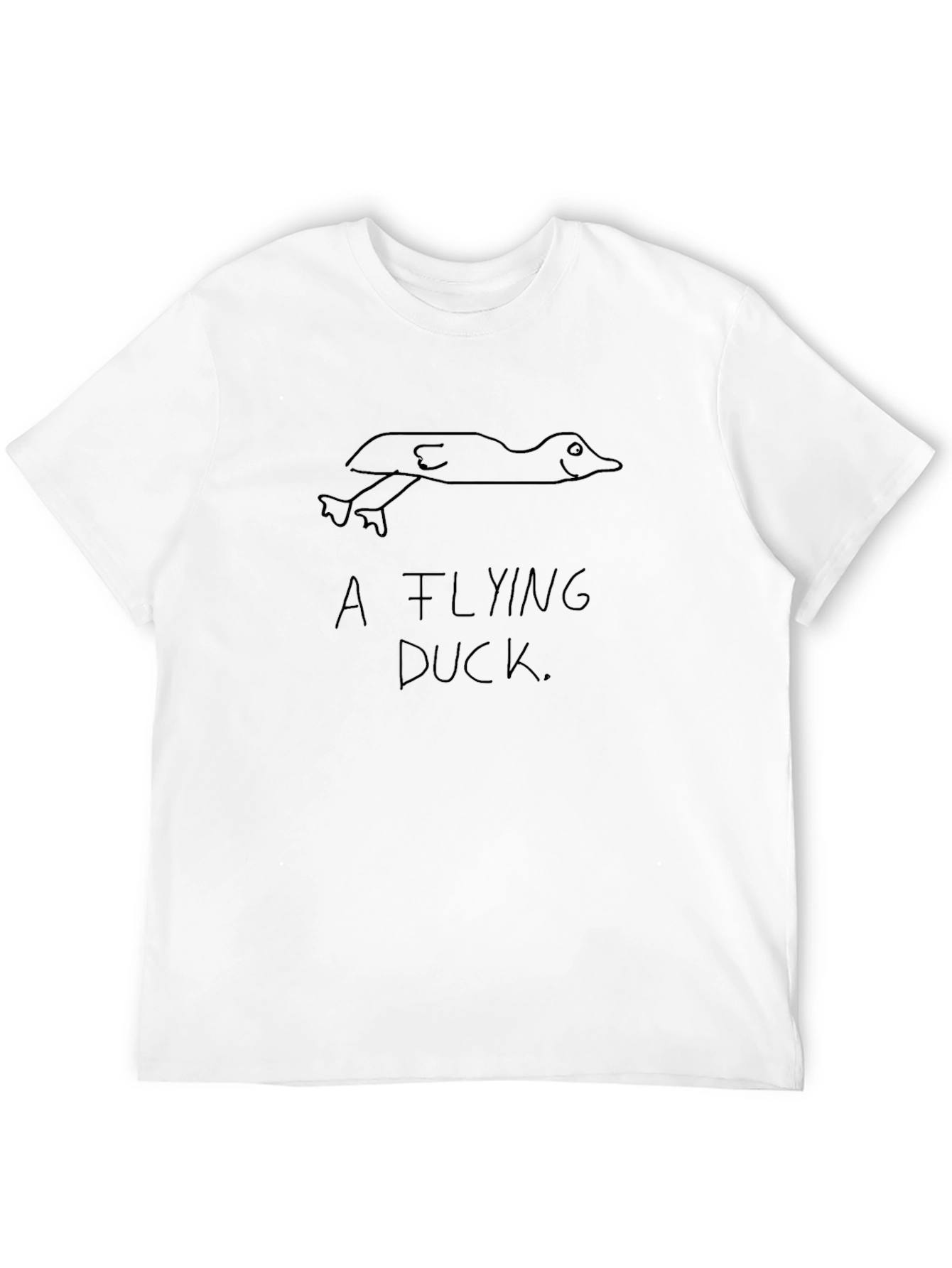 Black A Flying Duck Black T-Shirt view 12