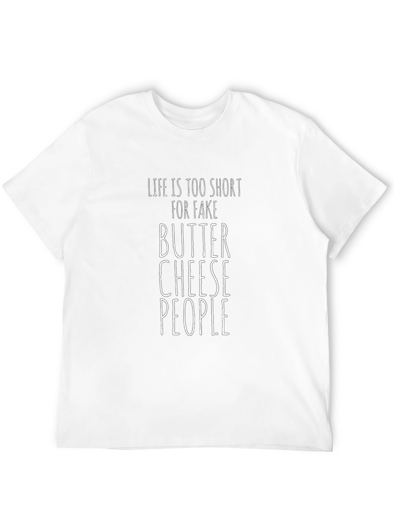 Black Funny Life is too Short T-Shirt view 12