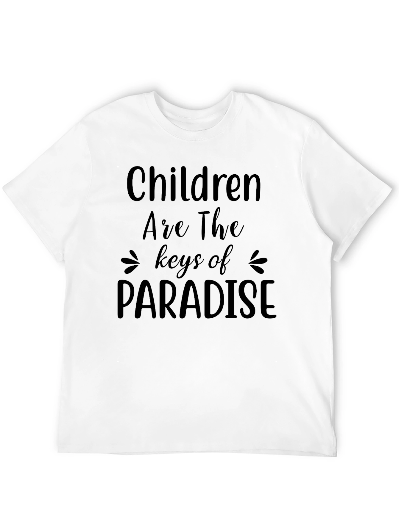 Black Children Are The Keys of Paradise Black T-Shirt view 12