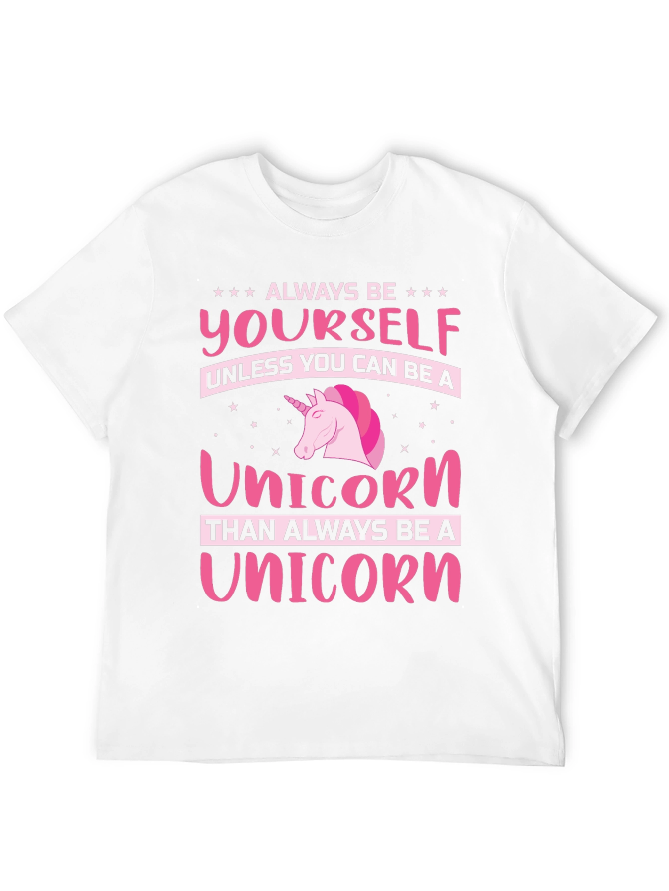 Black Always Be a Unicorn T-Shirt Funny Novelty Tee view 12