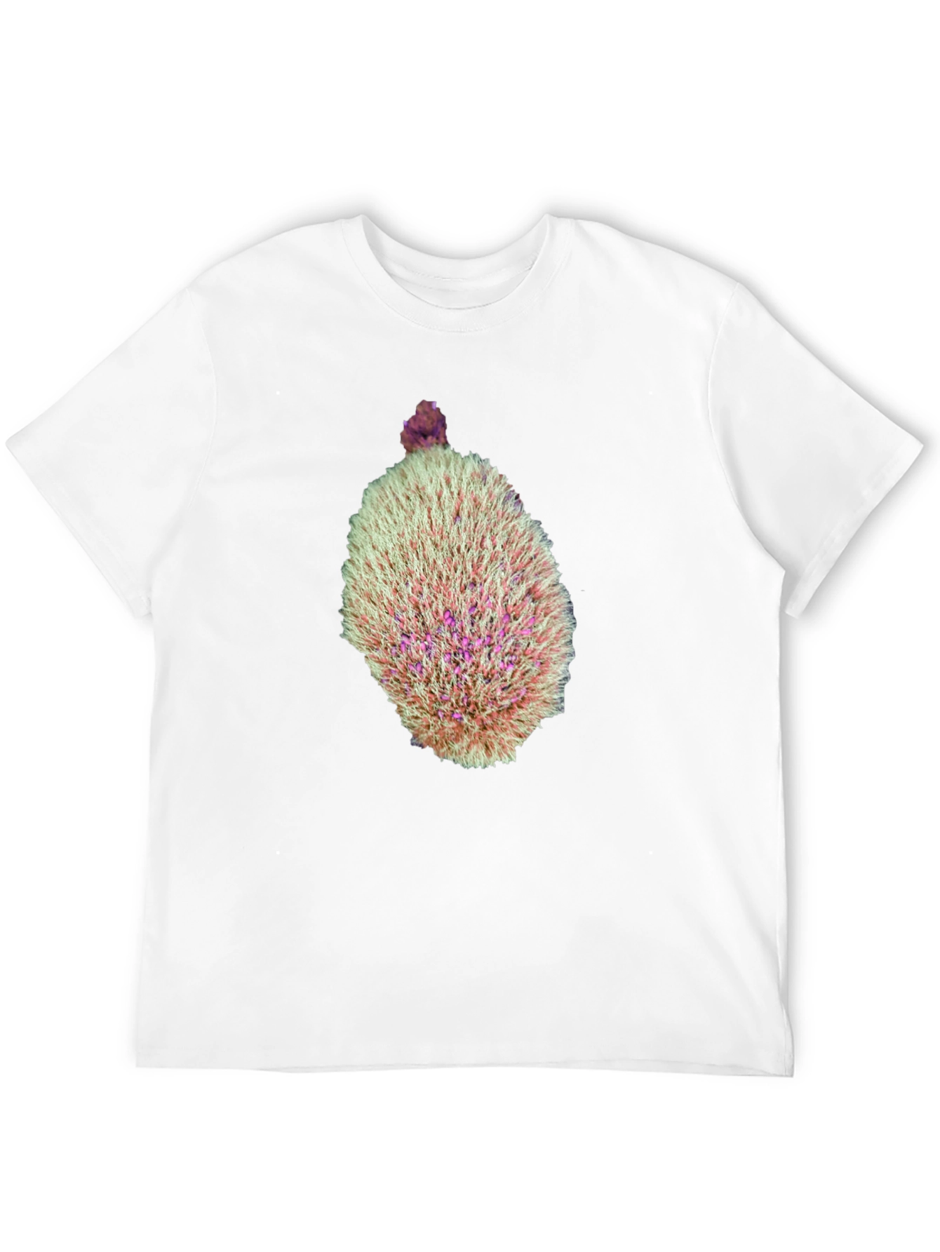 Black Unique Coral-Inspired Graphic Tee view 12